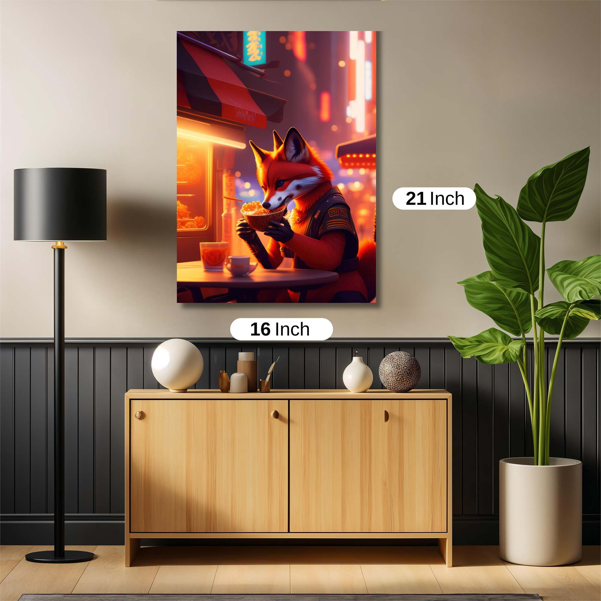 Fox Feast Safe Wall Magnetic / M