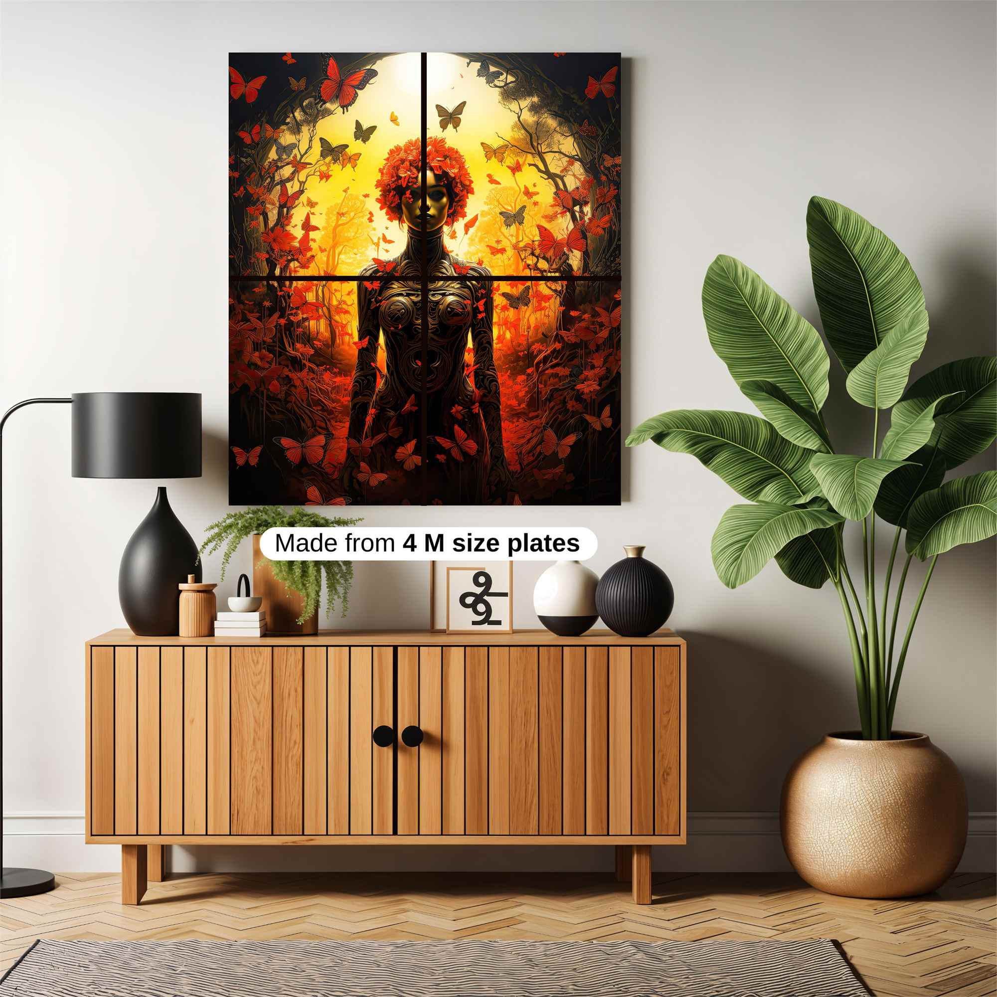 Butterfly Enigma Safe Wall Magnetic / M