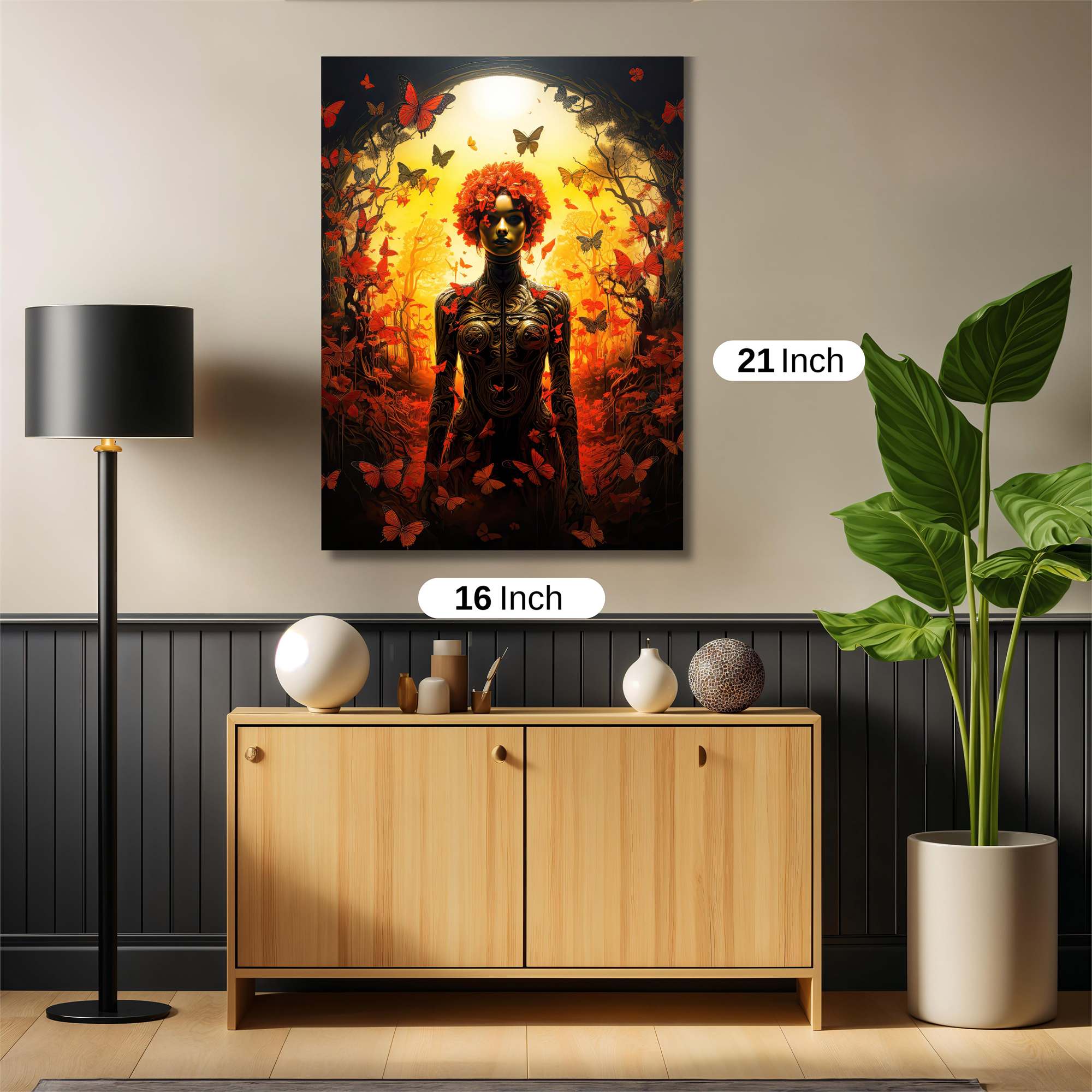 Butterfly Enigma Safe Wall Magnetic / M