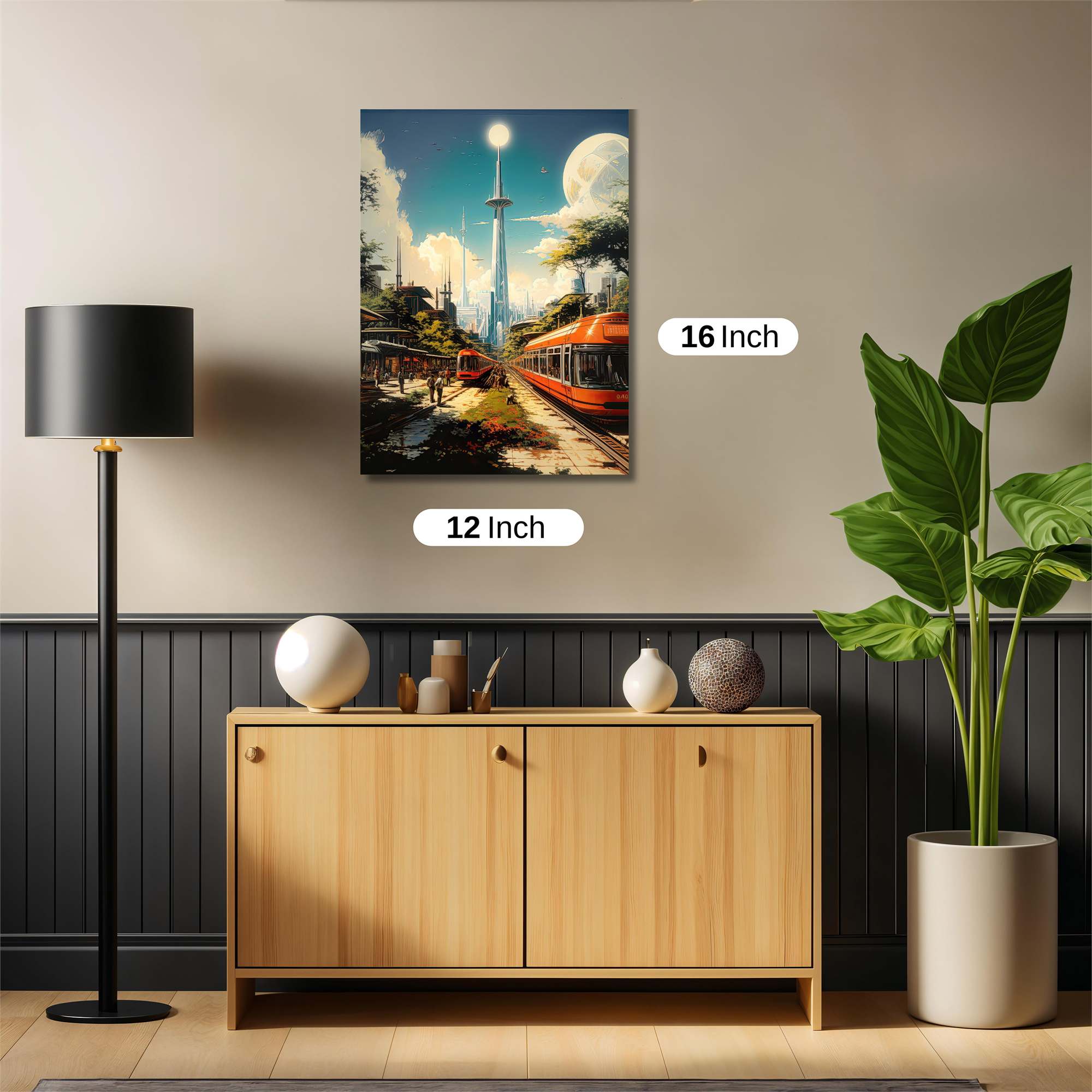 Tower Serenity Safe Wall Magnetic / M