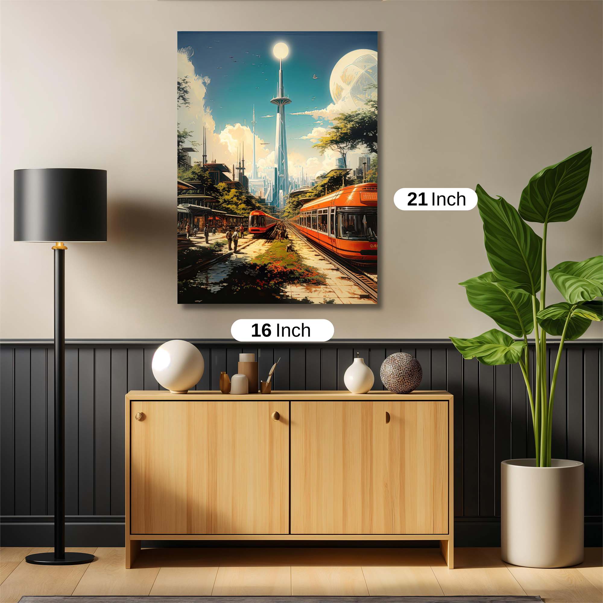 Tower Serenity Safe Wall Magnetic / M