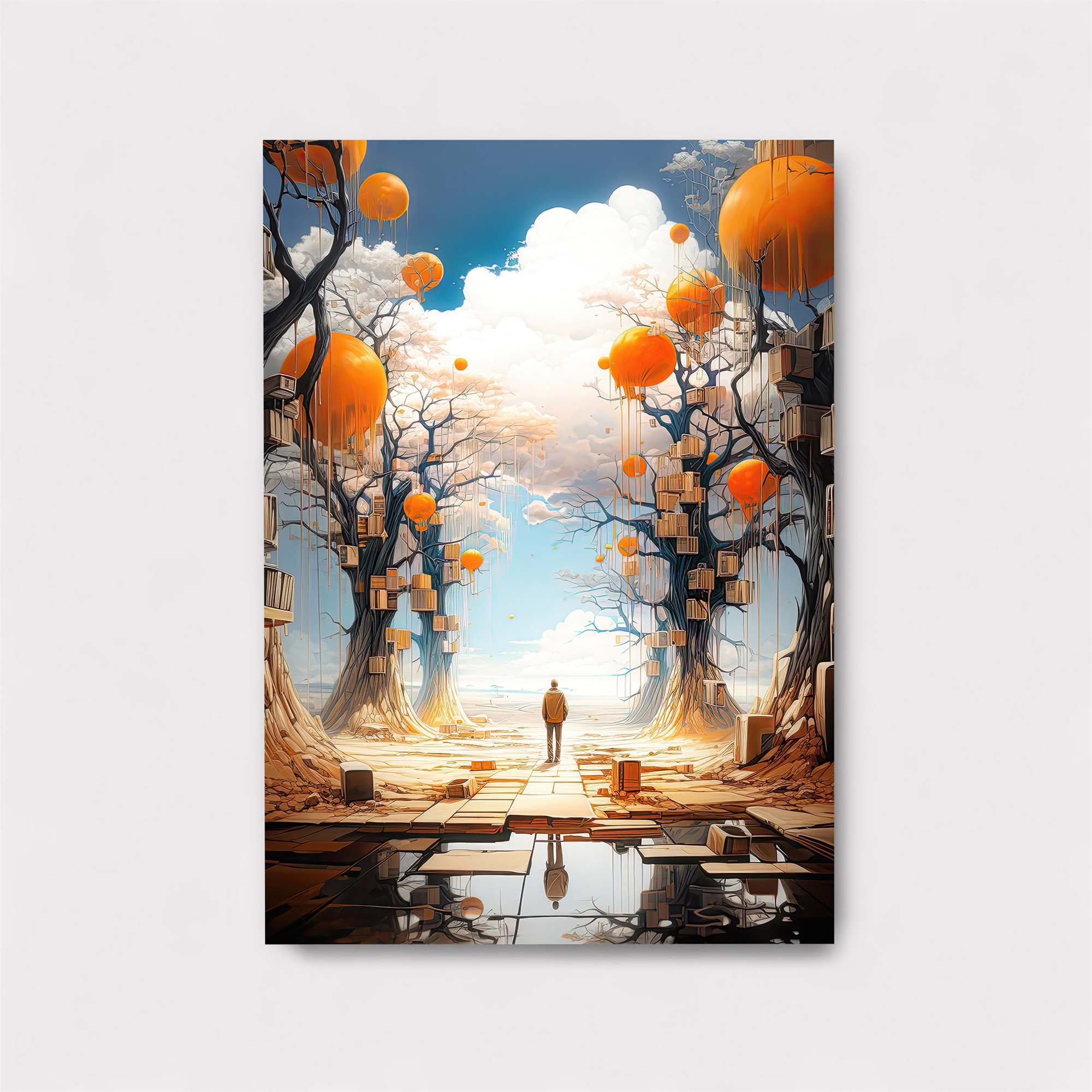 Ballooned Serenity Safe Wall Magnetic / M