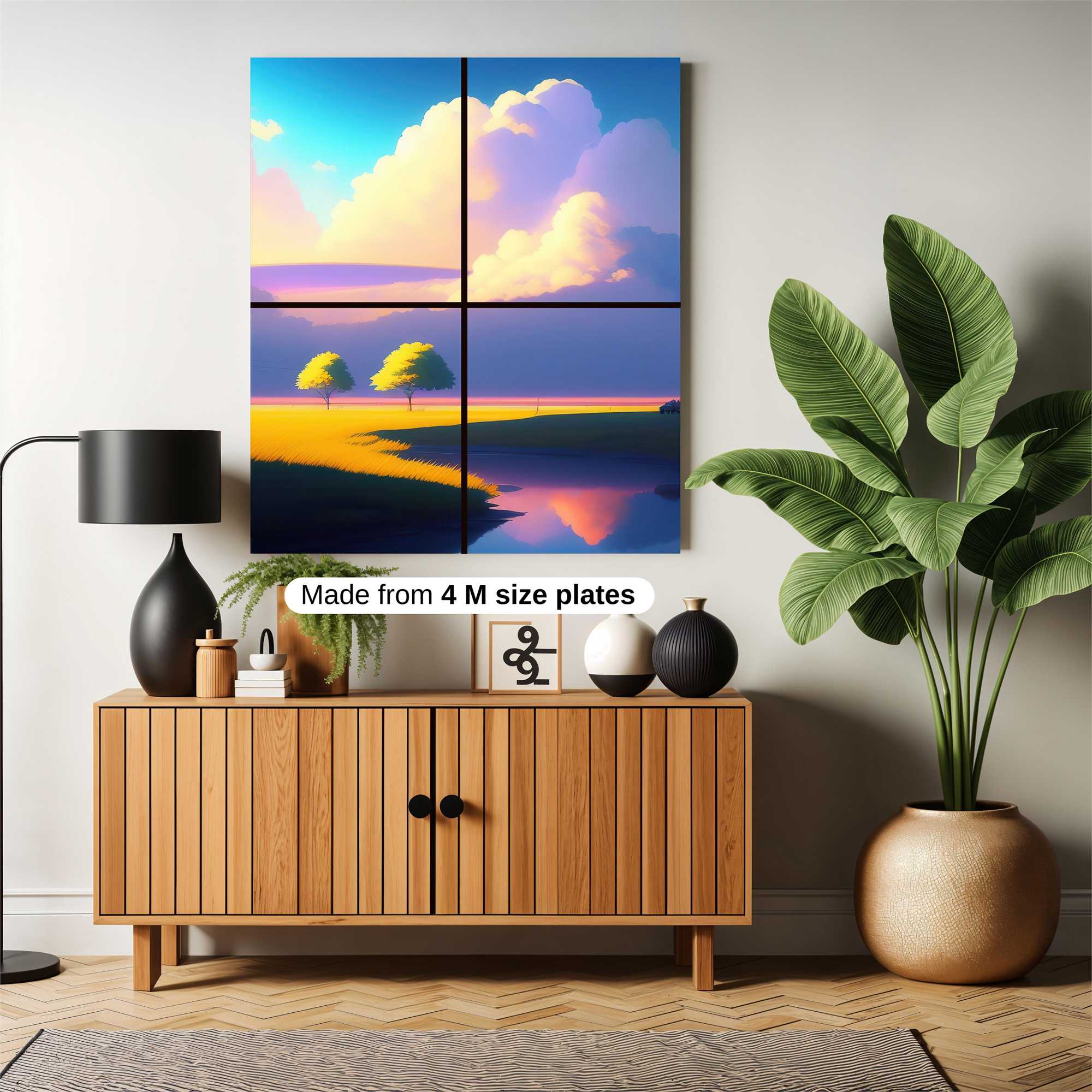 Sunset Serenity Safe Wall Magnetic / M