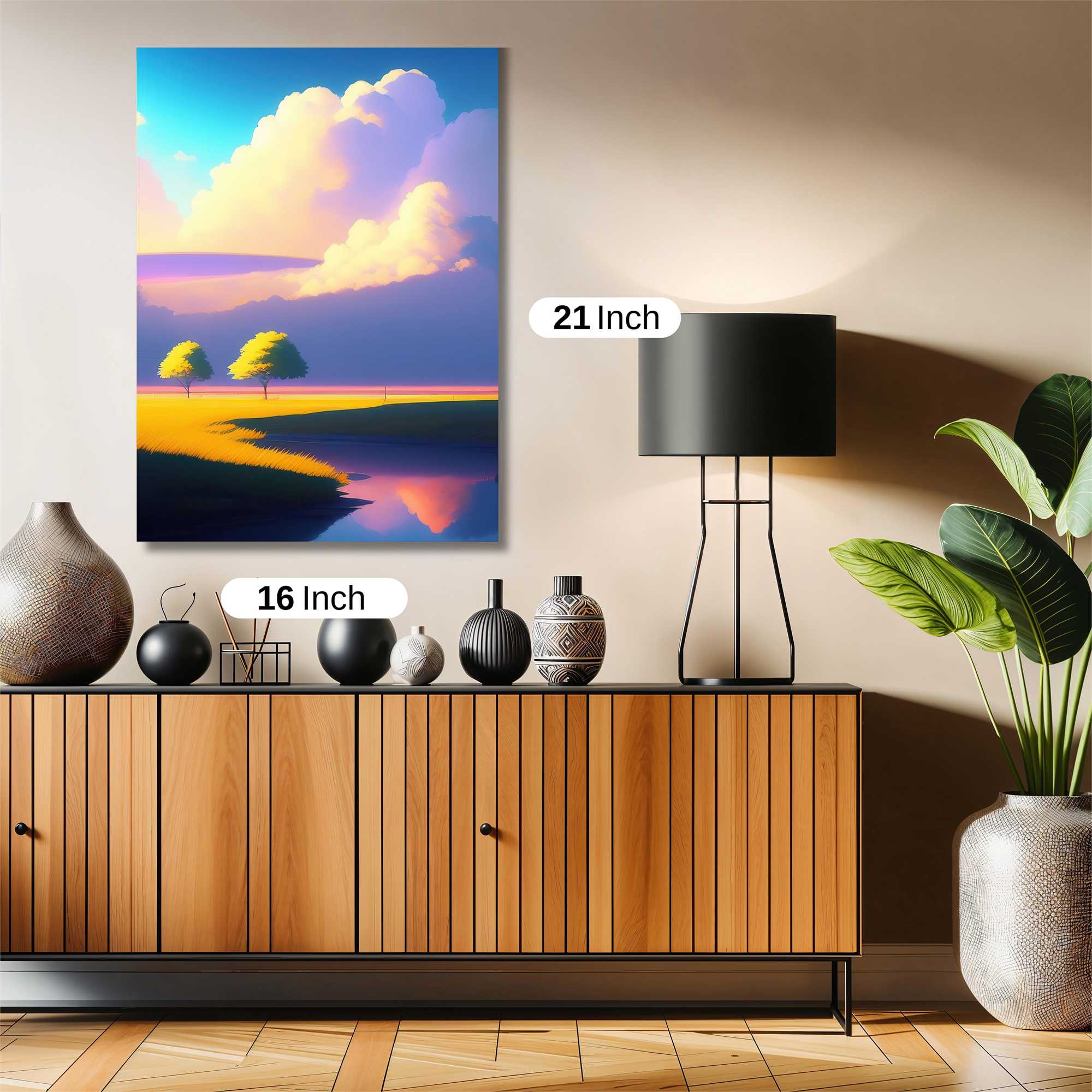 Sunset Serenity Safe Wall Magnetic / M