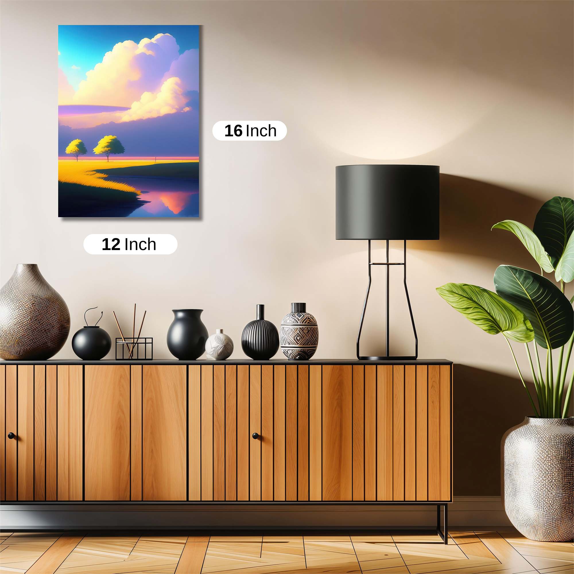 Sunset Serenity Safe Wall Magnetic / M