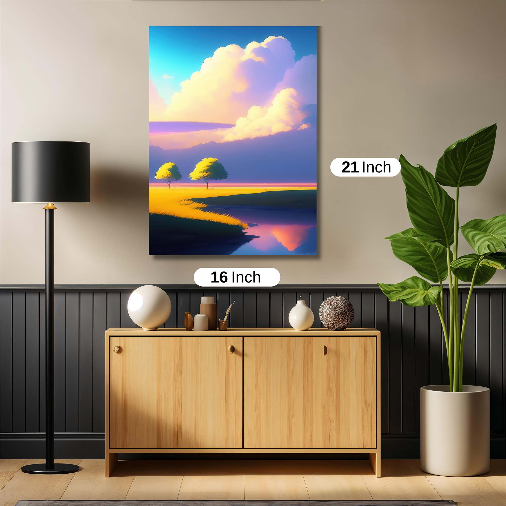 Sunset Serenity Safe Wall Magnetic / M