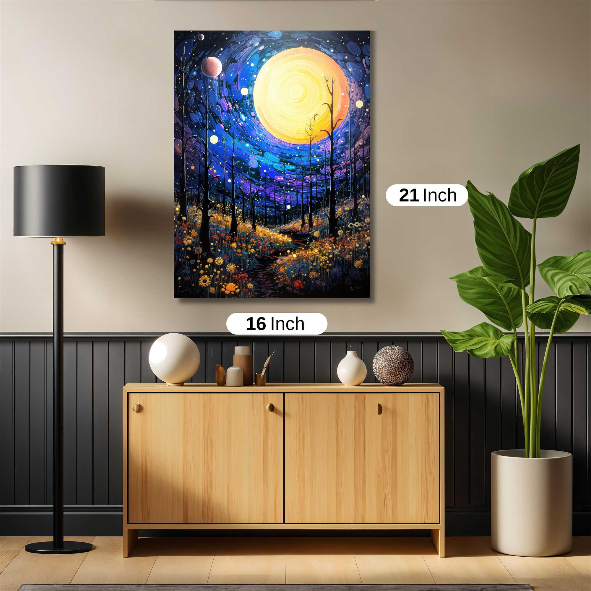 Lunar Whimsy Safe Wall Magnetic / M