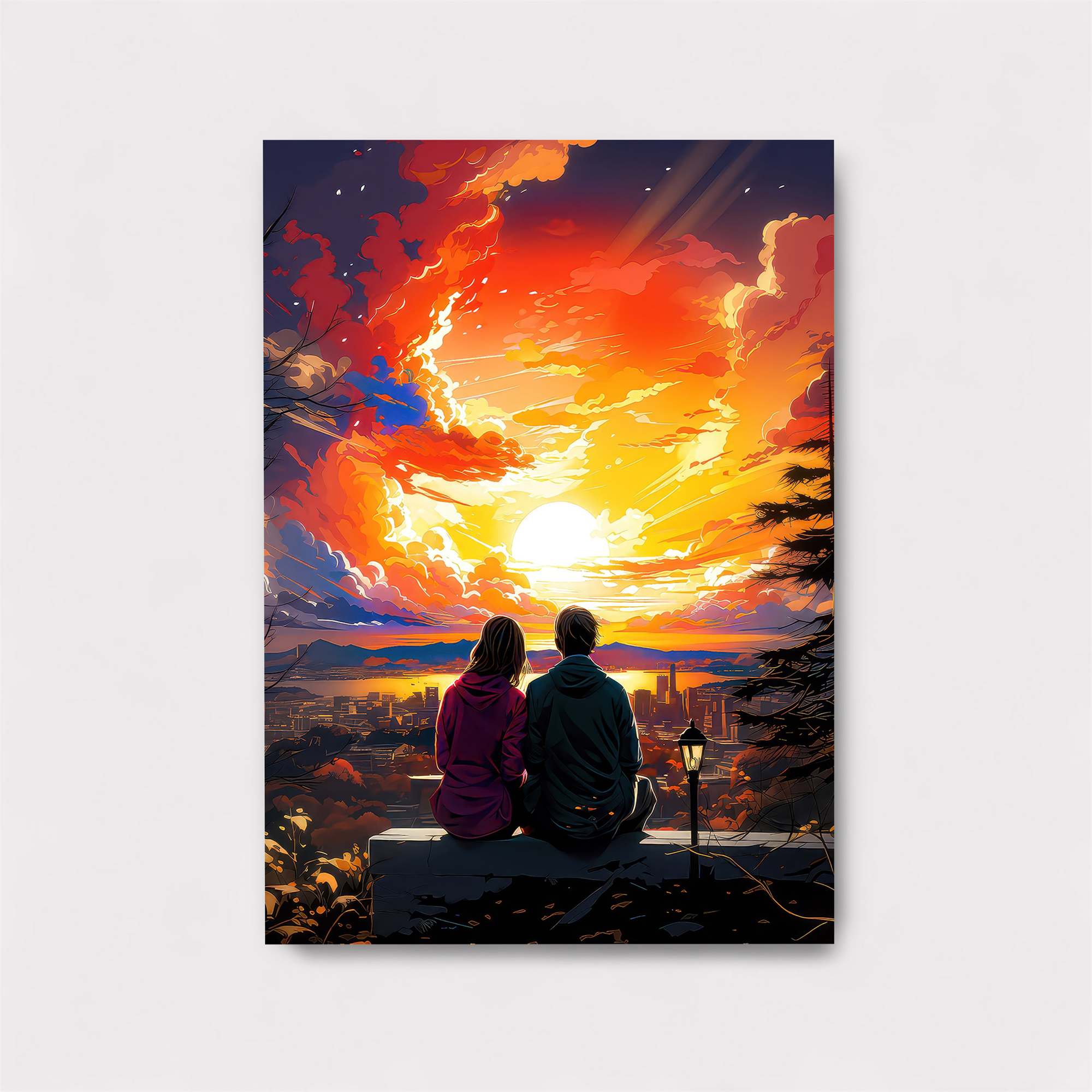 Sunset Serenity Safe Wall Magnetic / M