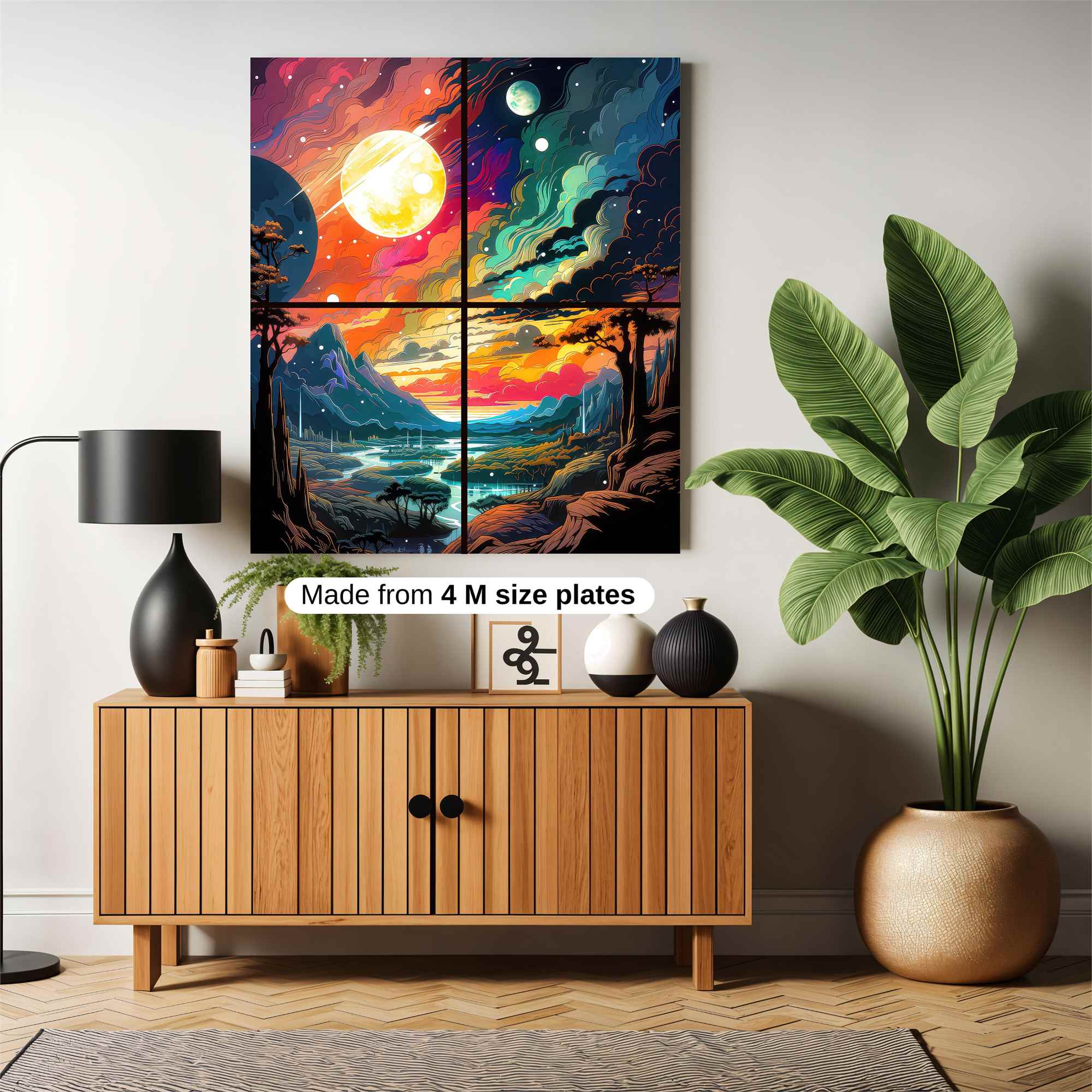 Celestial Dreamscape Safe Wall Magnetic / M