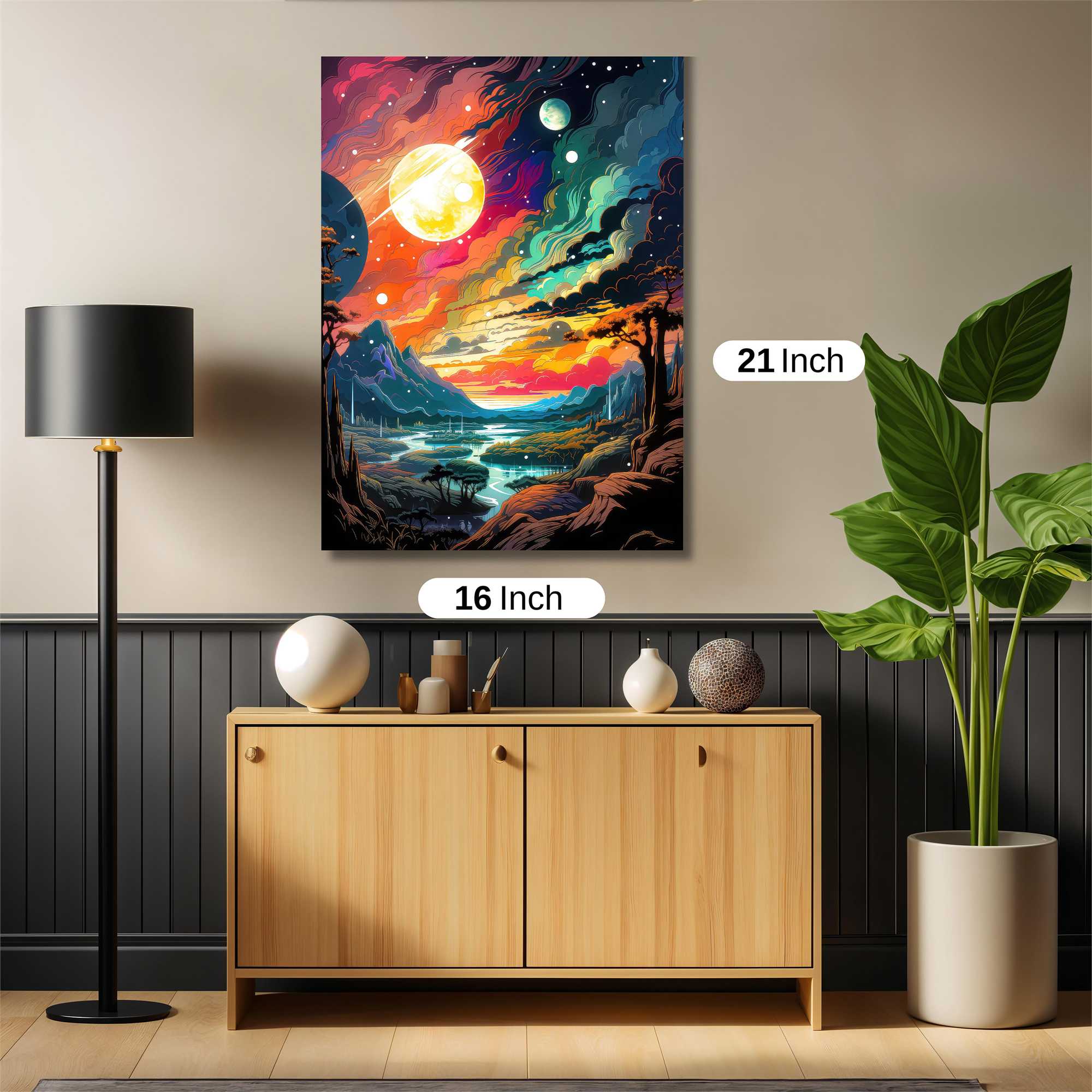 Celestial Dreamscape Safe Wall Magnetic / M