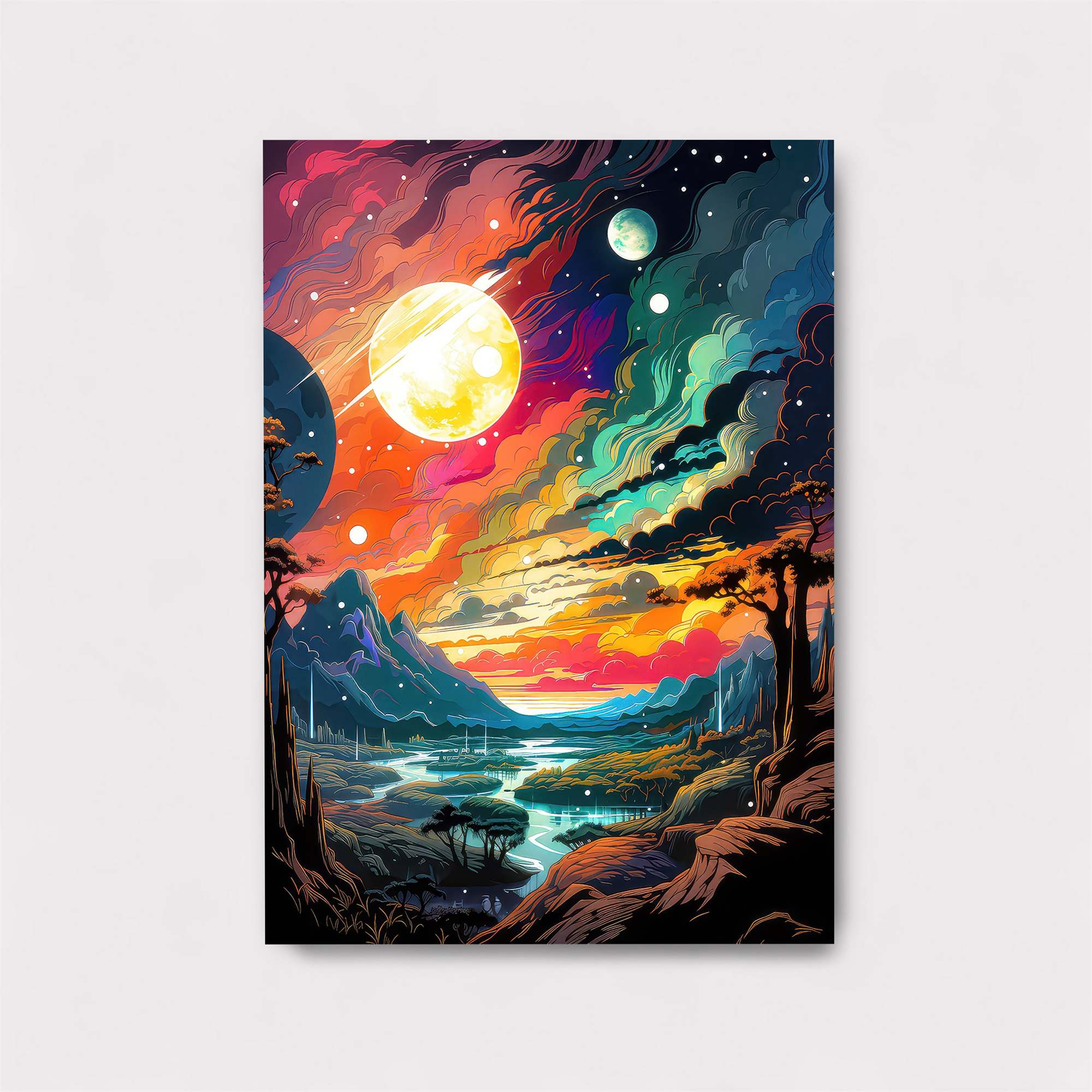 Celestial Dreamscape Safe Wall Magnetic / M