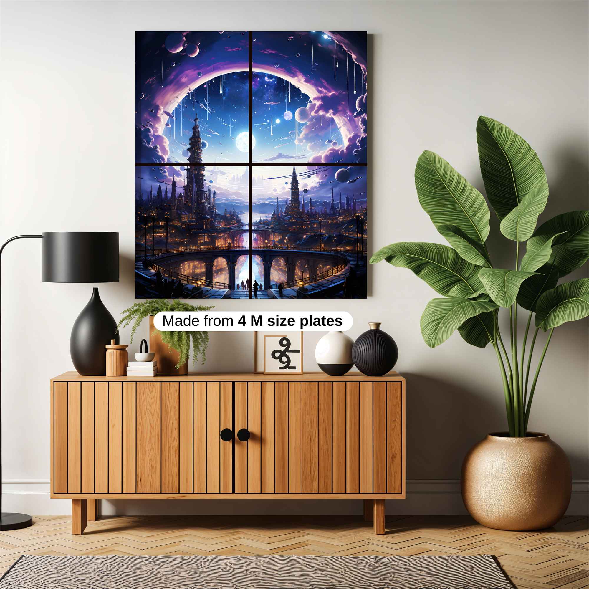 Moonlit Dreamscape Safe Wall Magnetic / M