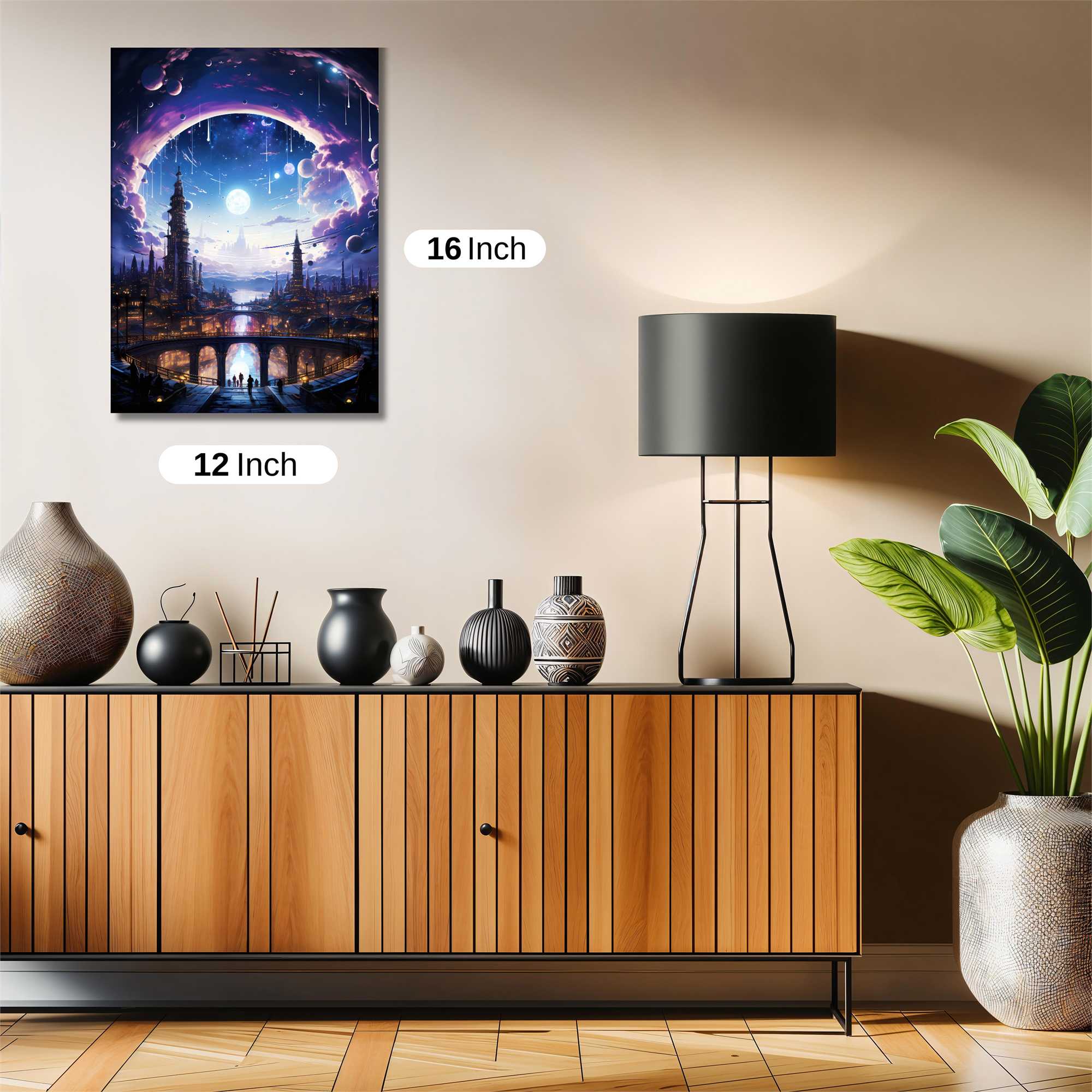 Moonlit Dreamscape Safe Wall Magnetic / M