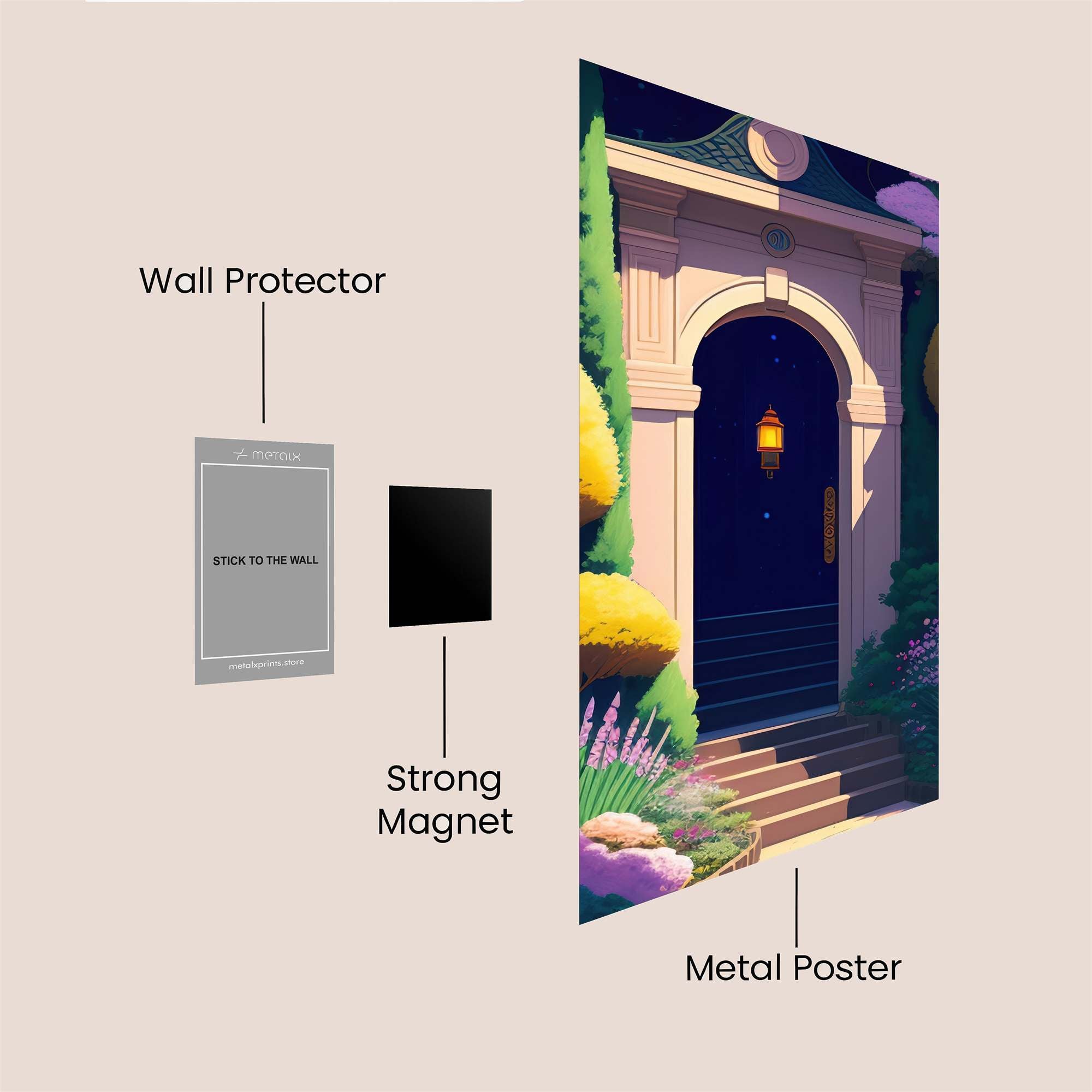 Garden Mystery Safe Wall Magnetic / M