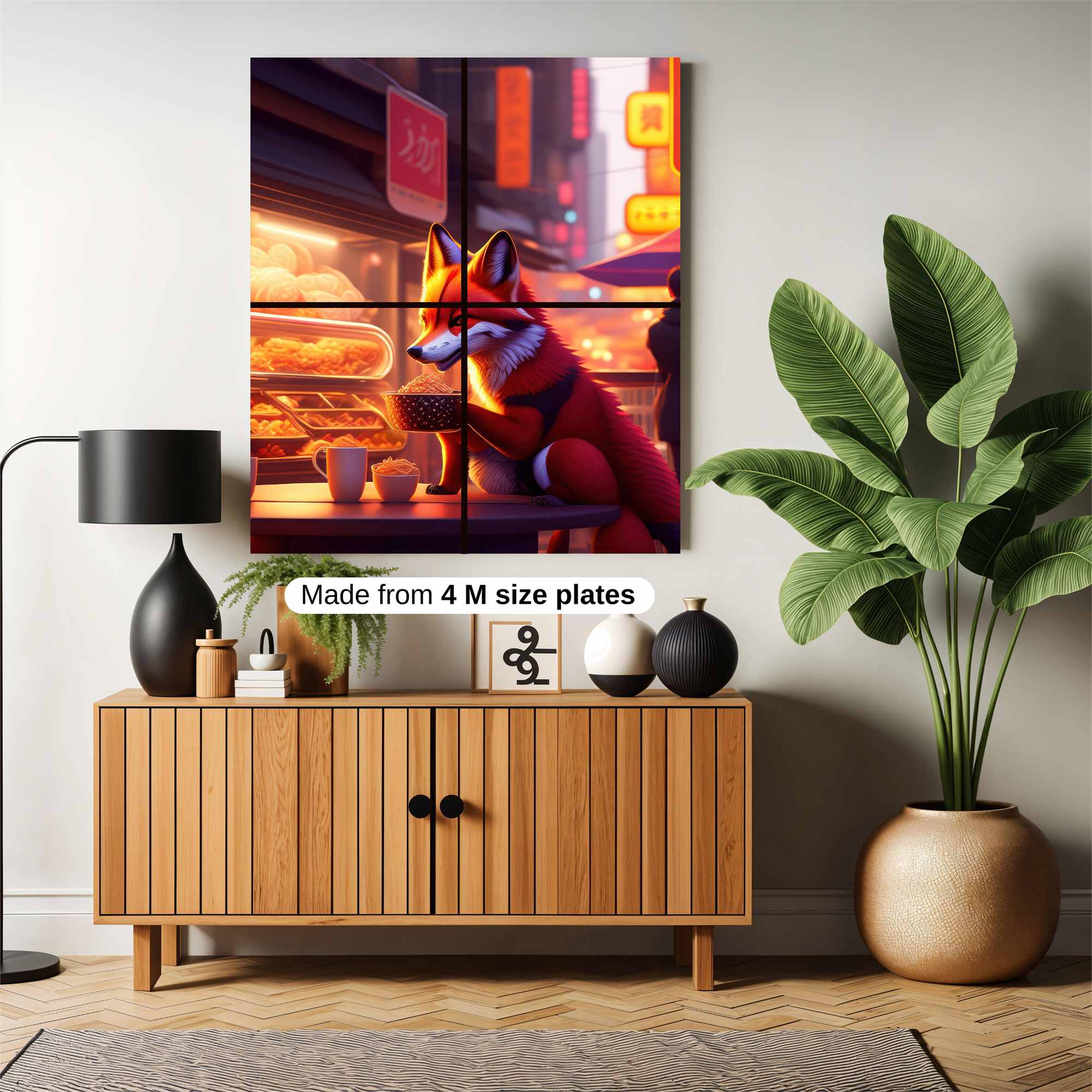 Fox Feast Safe Wall Magnetic / M