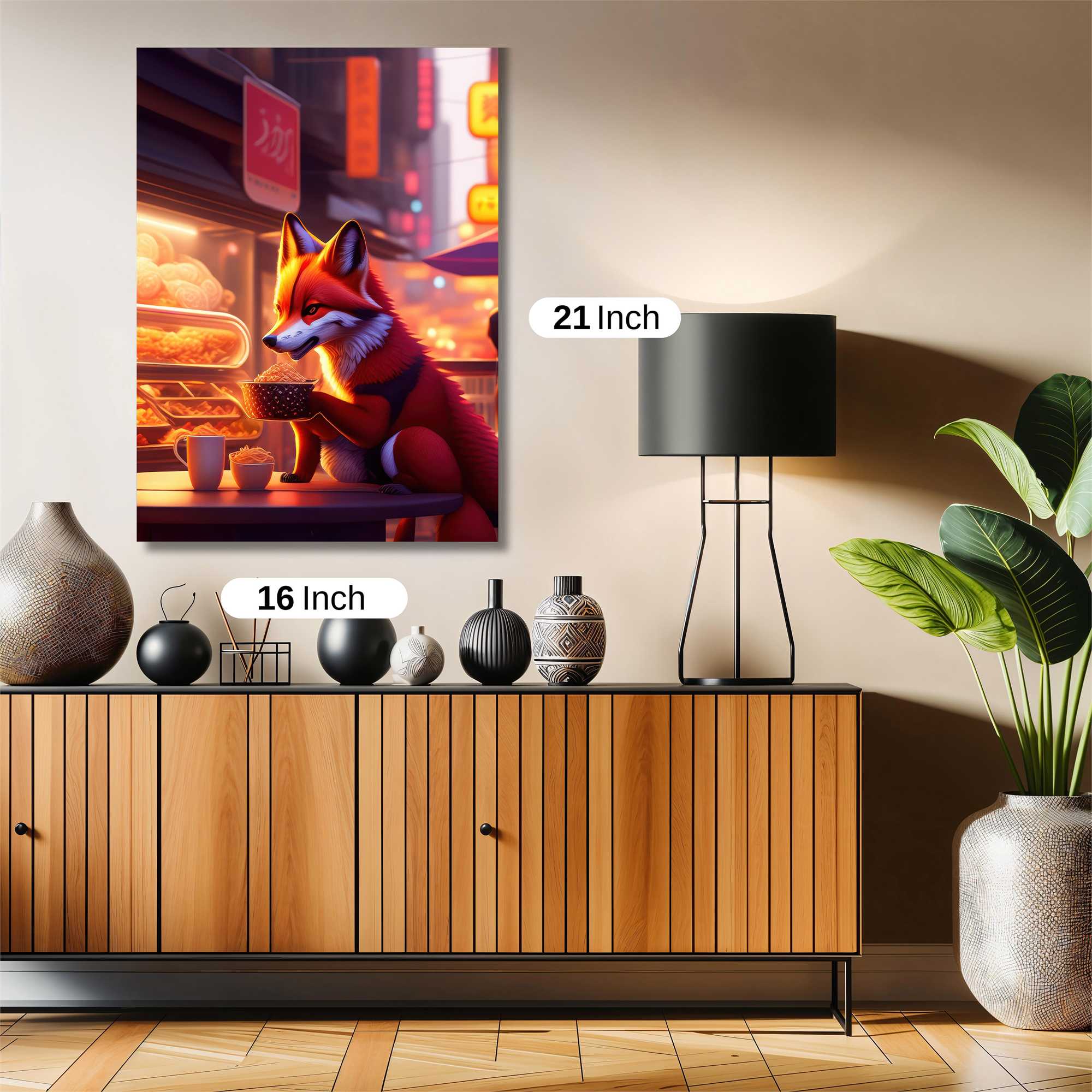 Fox Feast Safe Wall Magnetic / M