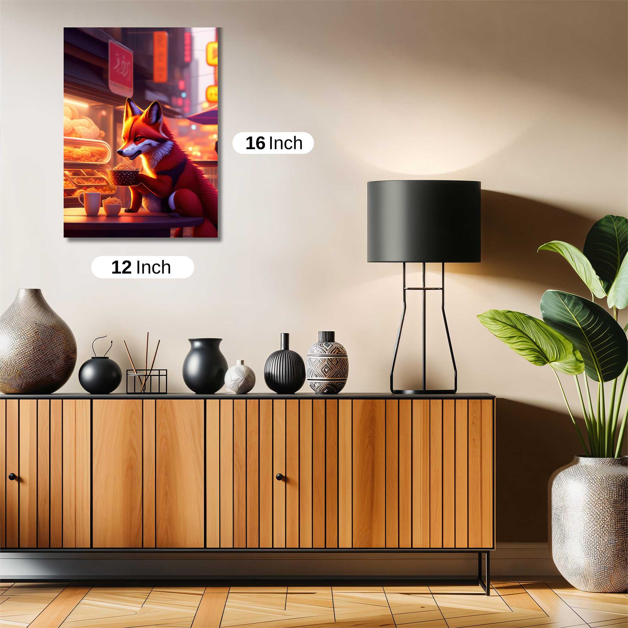 Fox Feast Safe Wall Magnetic / M