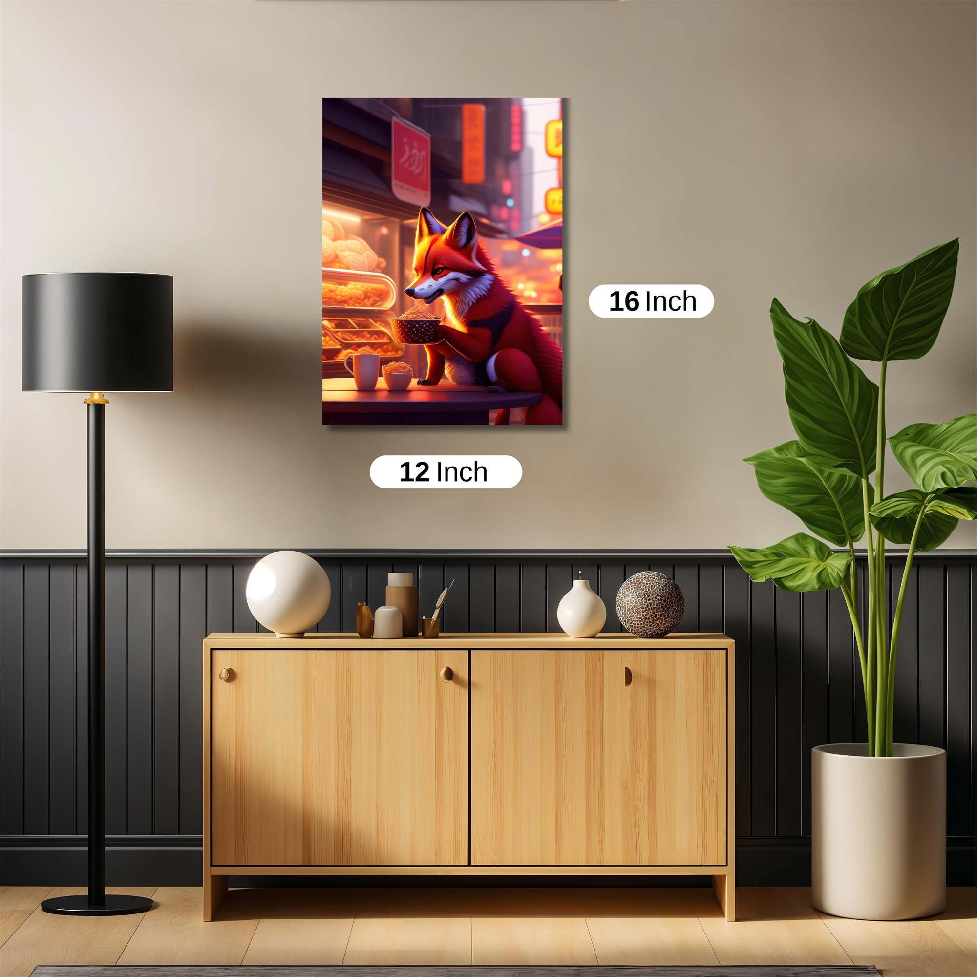 Fox Feast Safe Wall Magnetic / M