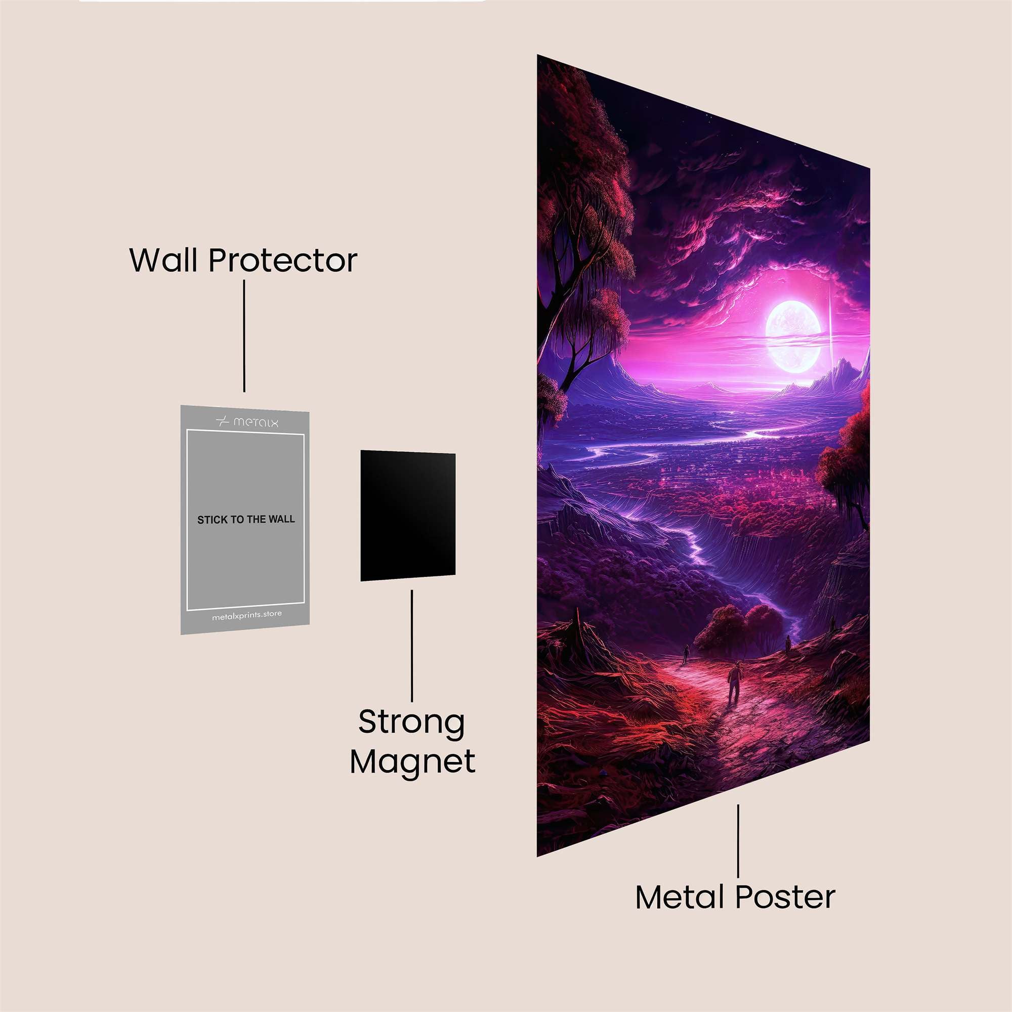 Moonlit Odyssey Safe Wall Magnetic / M