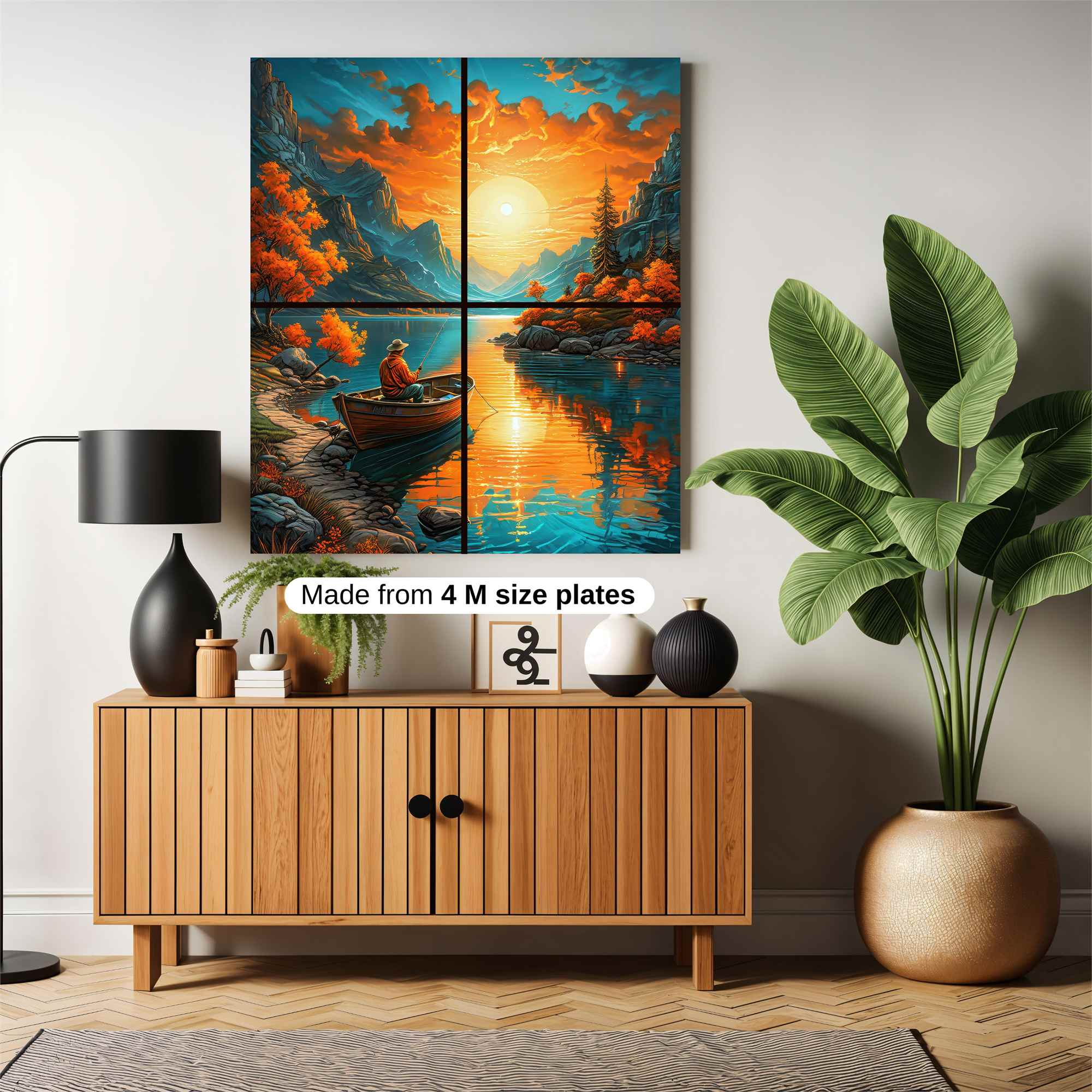 Sunset Serenity Safe Wall Magnetic / M