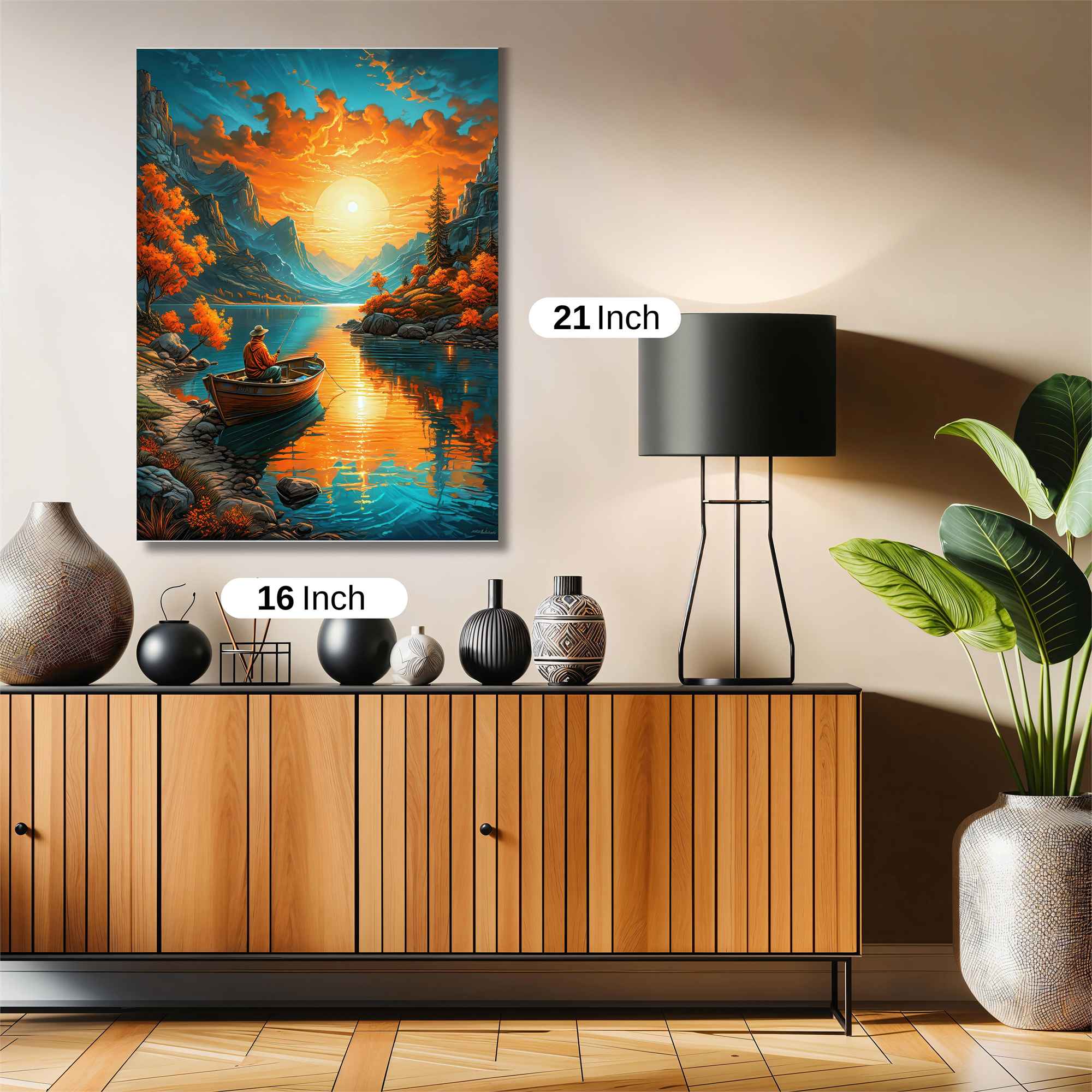 Sunset Serenity Safe Wall Magnetic / M