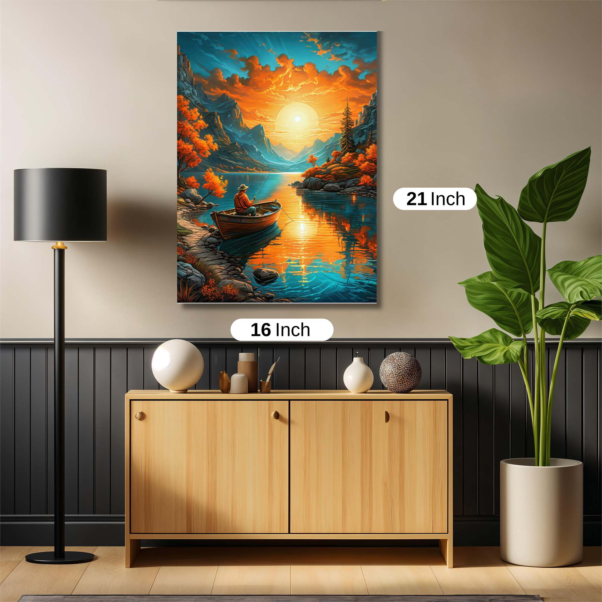 Sunset Serenity Safe Wall Magnetic / M
