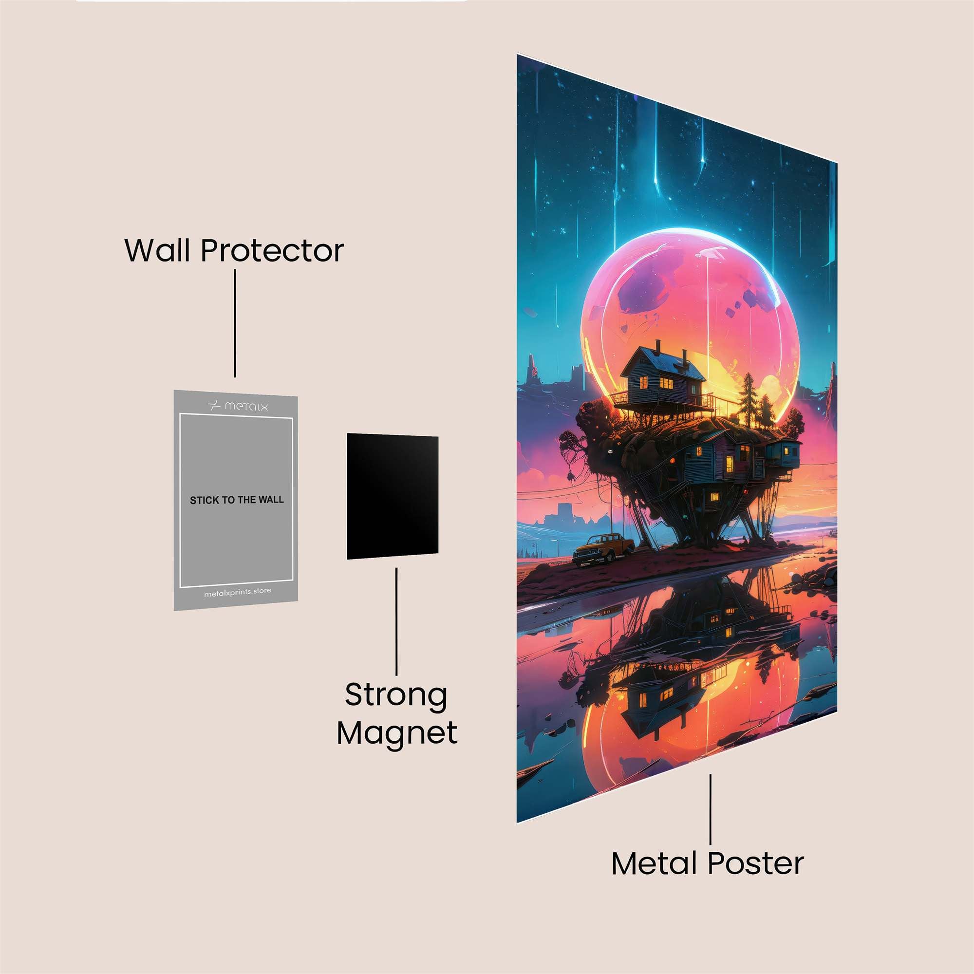 Lunar Whimsy Safe Wall Magnetic / M