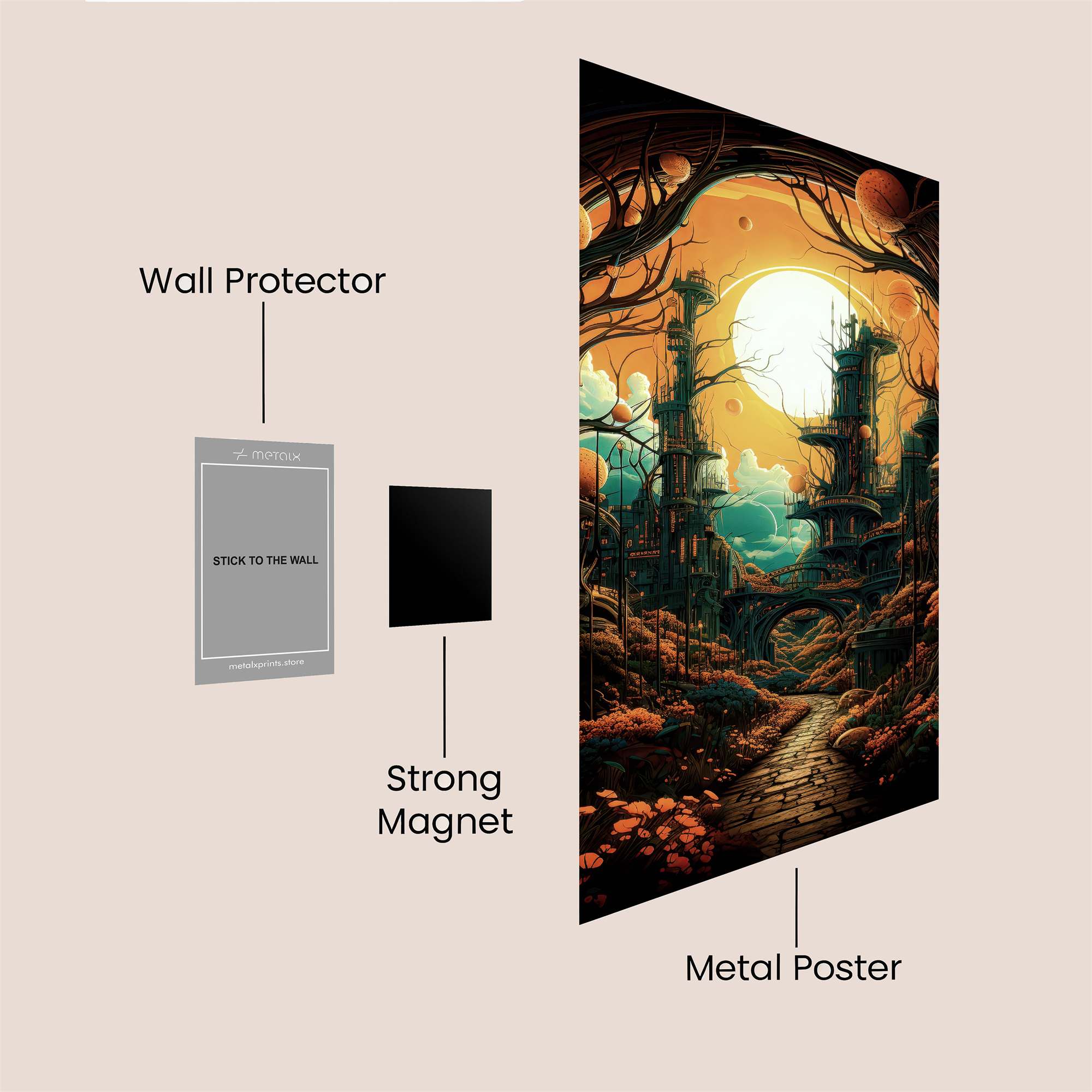Mystic Twilight Safe Wall Magnetic / M