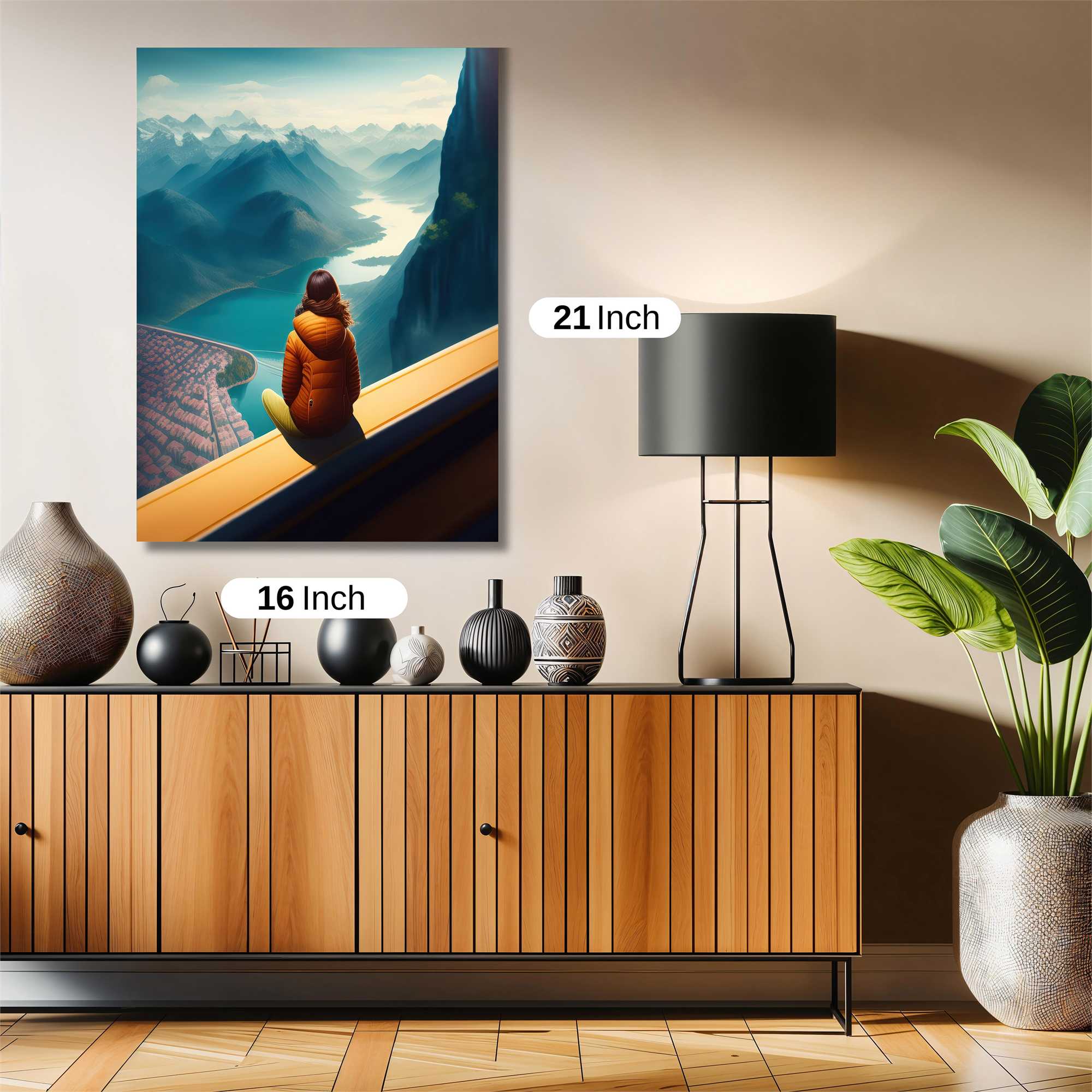 Mountain Serenity Safe Wall Magnetic / M