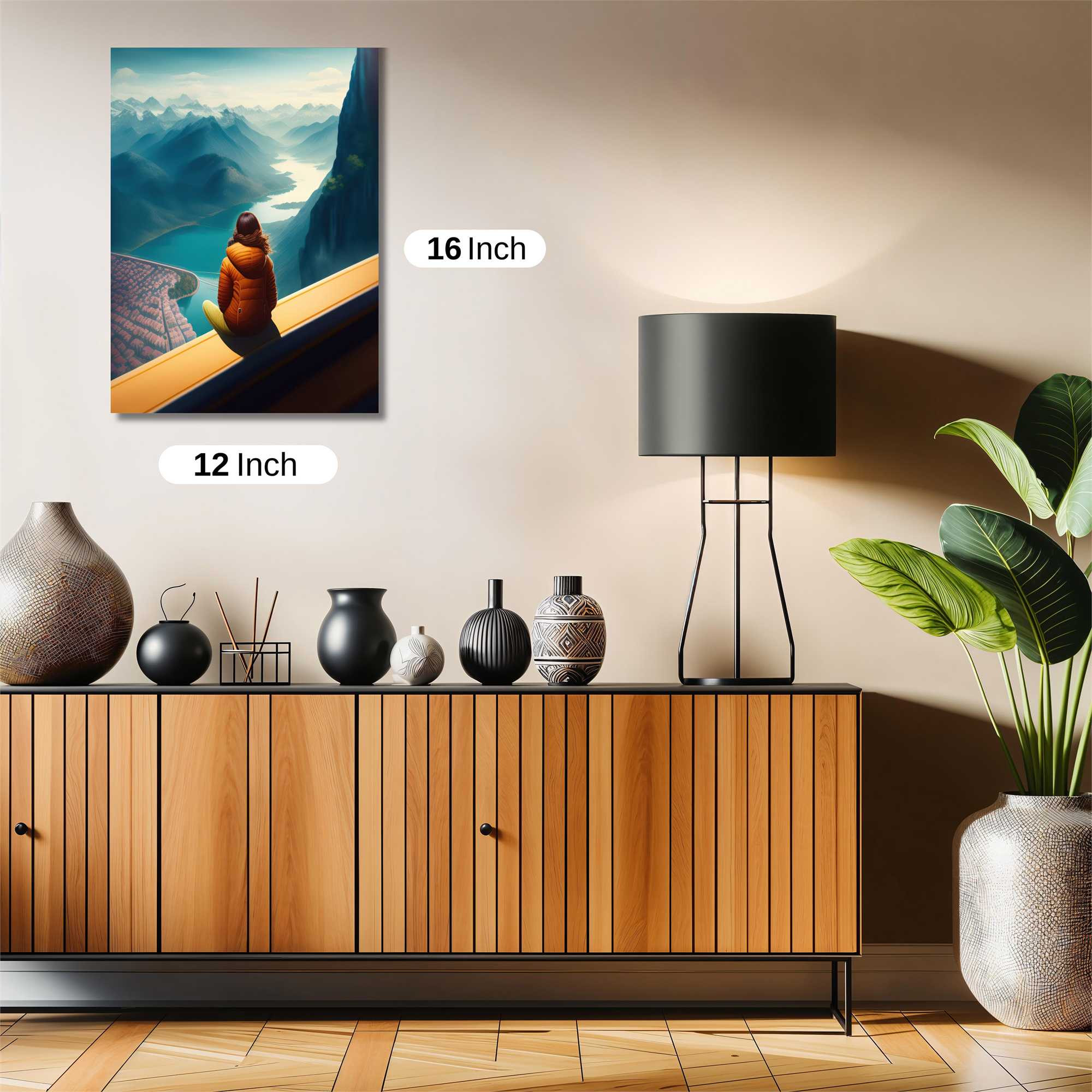 Mountain Serenity Safe Wall Magnetic / M