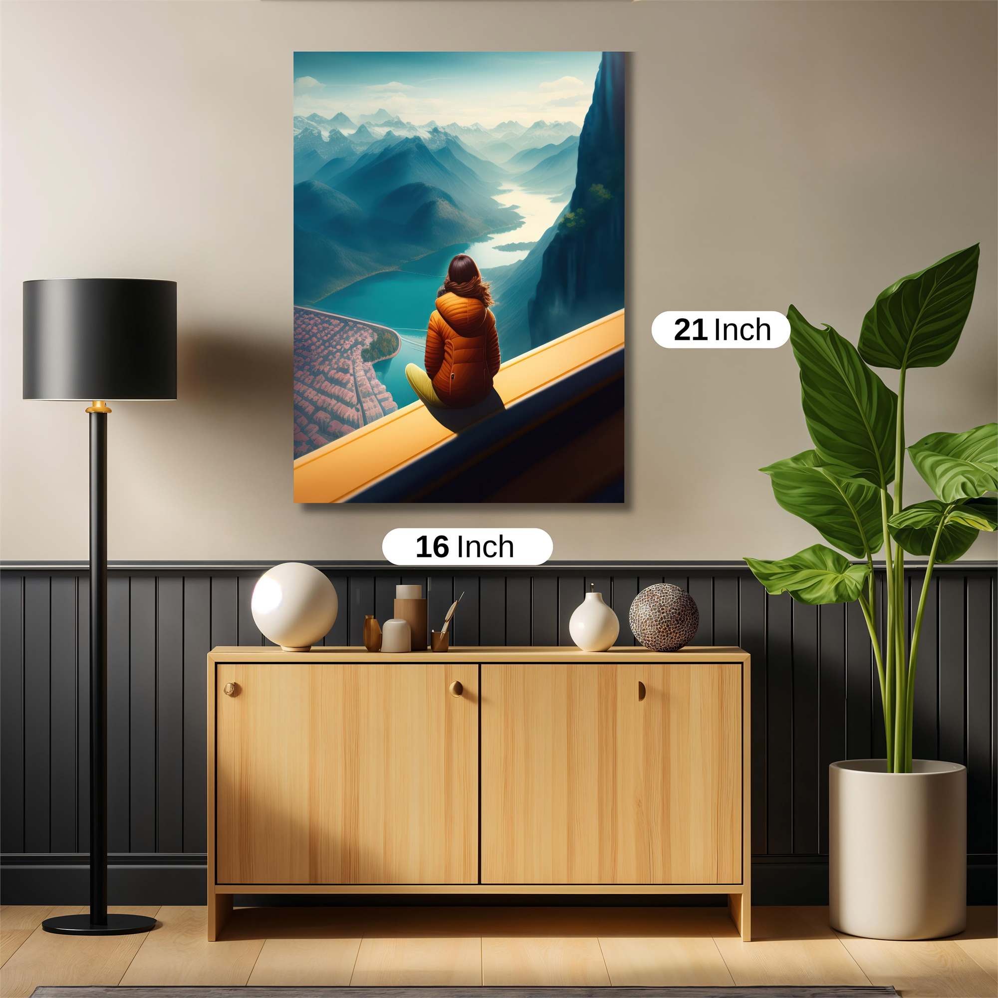 Mountain Serenity Safe Wall Magnetic / M