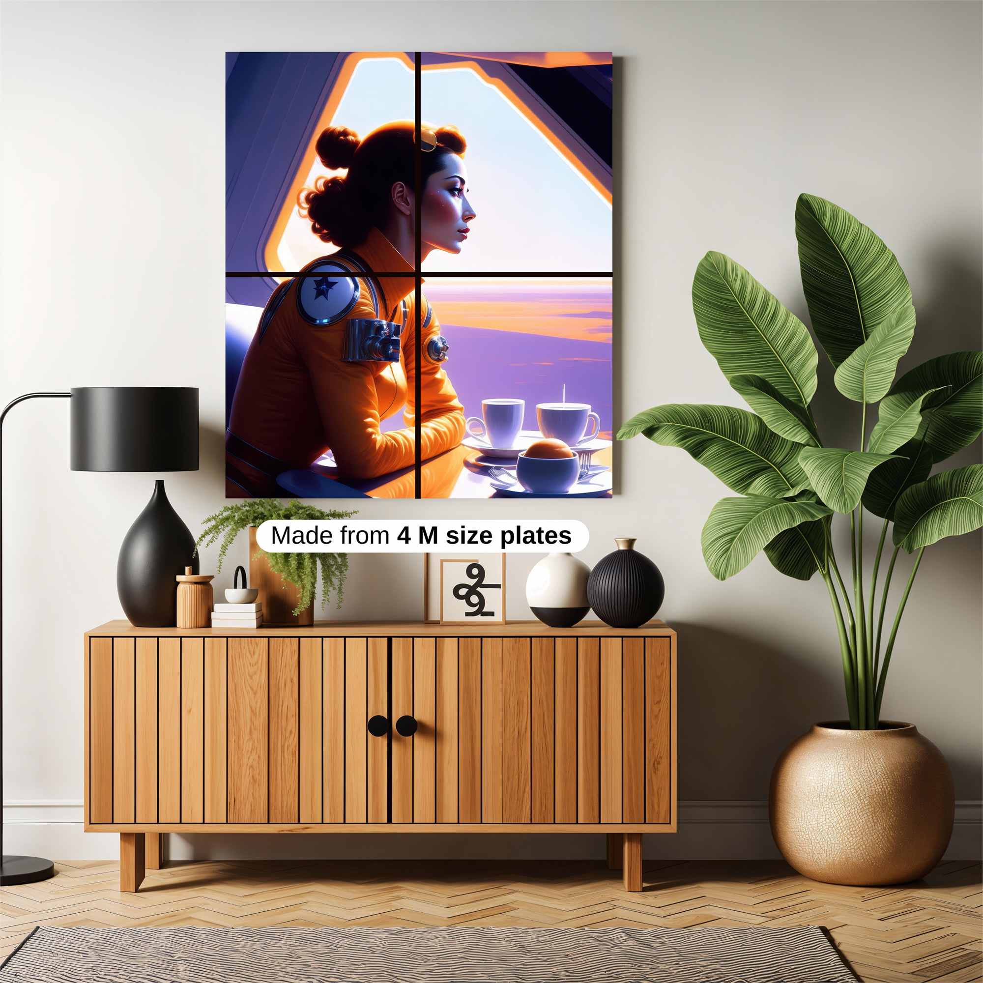 Astronaut Serenity Safe Wall Magnetic / M