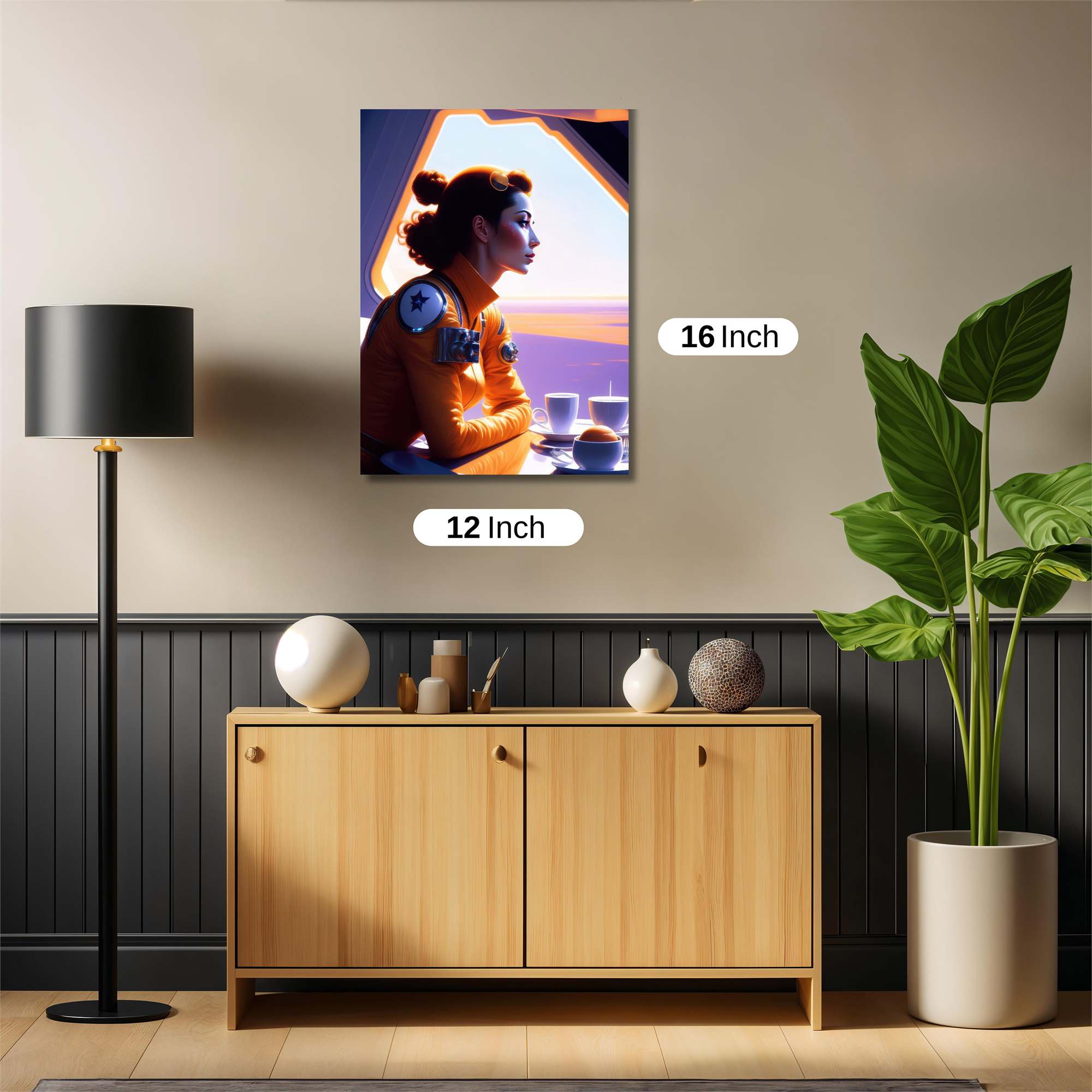 Astronaut Serenity Safe Wall Magnetic / M