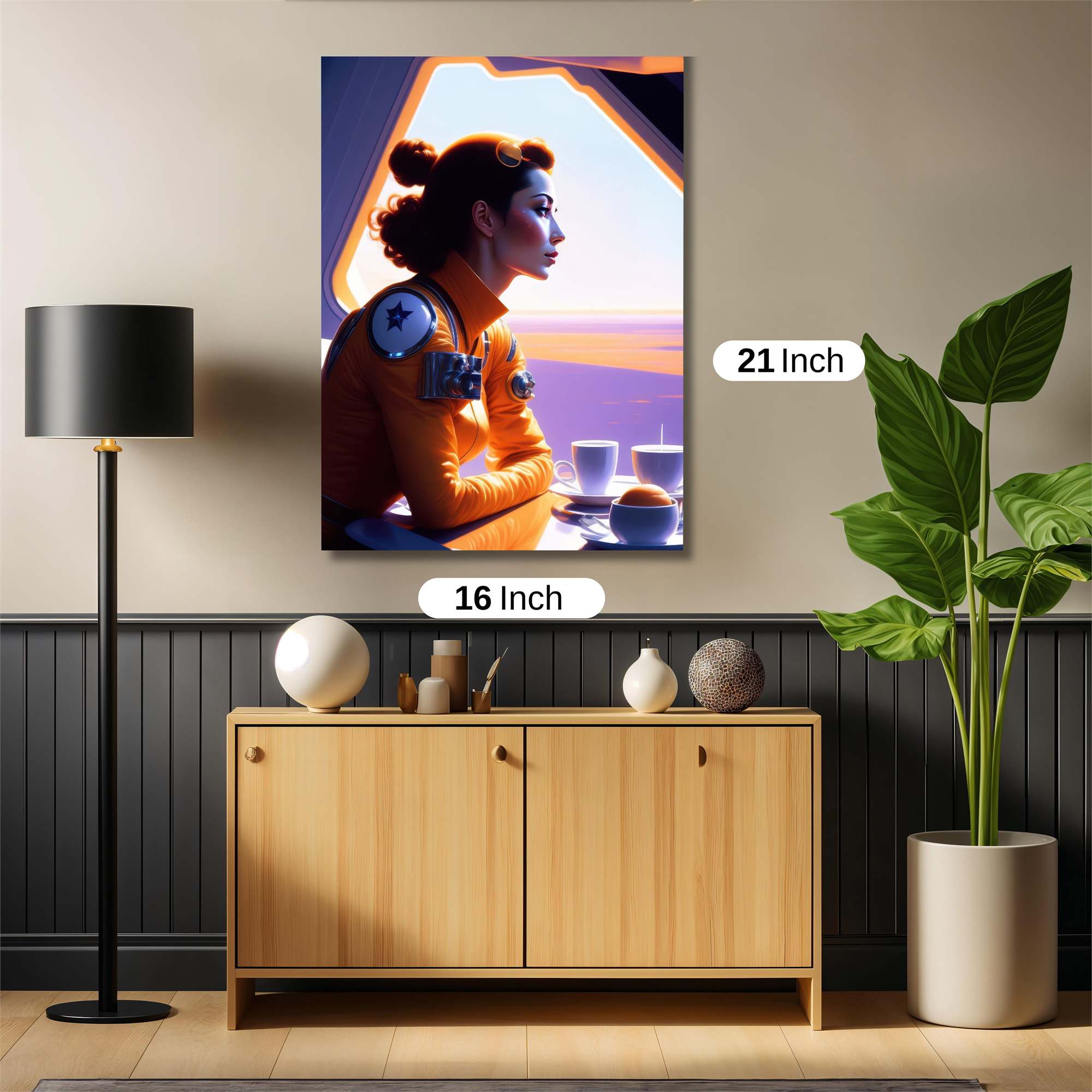 Astronaut Serenity Safe Wall Magnetic / M