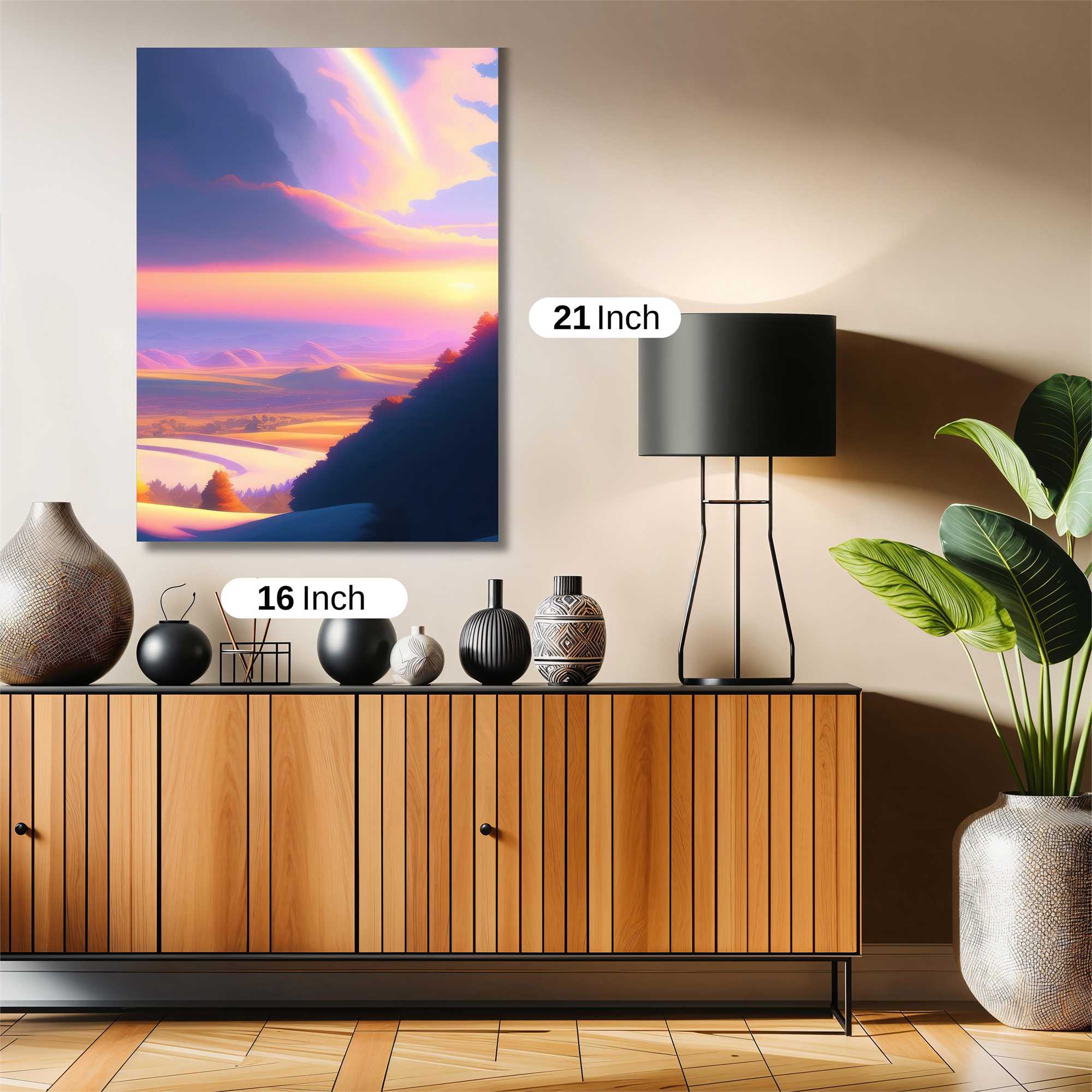 Sunset Serenity Safe Wall Magnetic / M