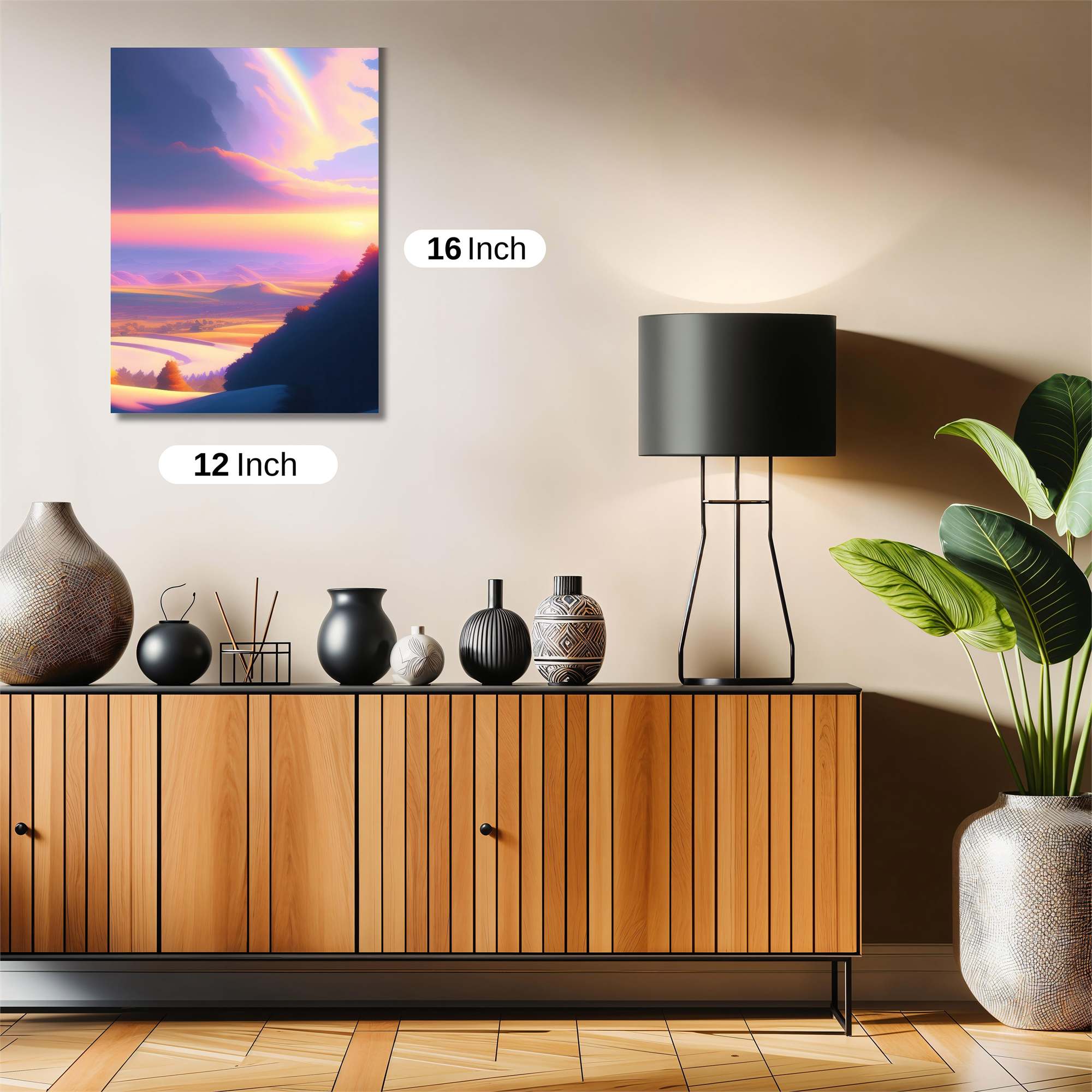 Sunset Serenity Safe Wall Magnetic / M