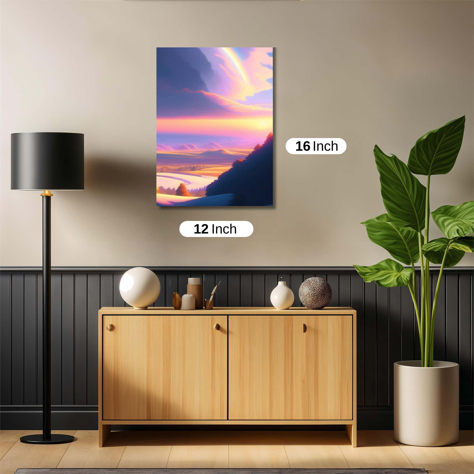 Sunset Serenity Safe Wall Magnetic / M