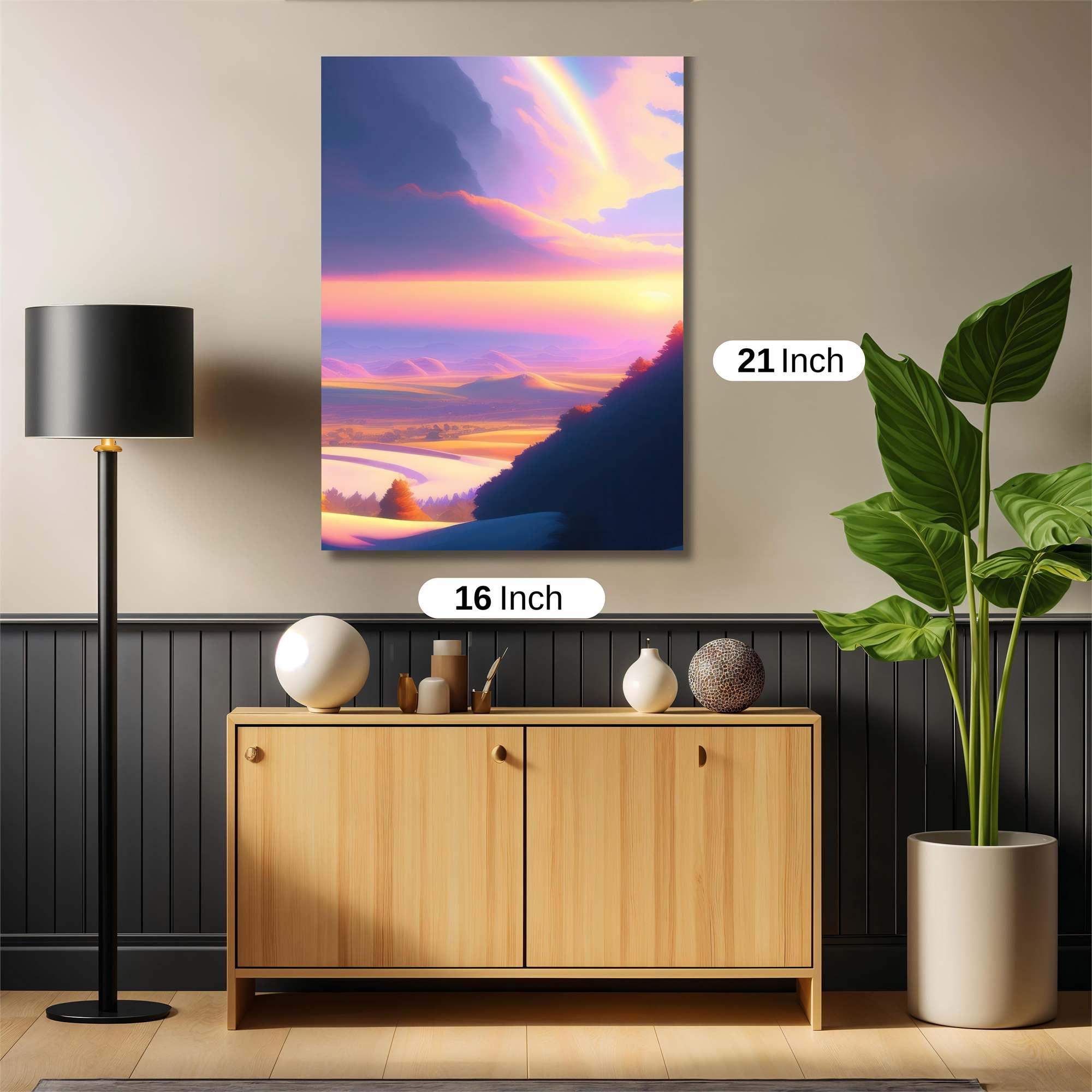 Sunset Serenity Safe Wall Magnetic / M