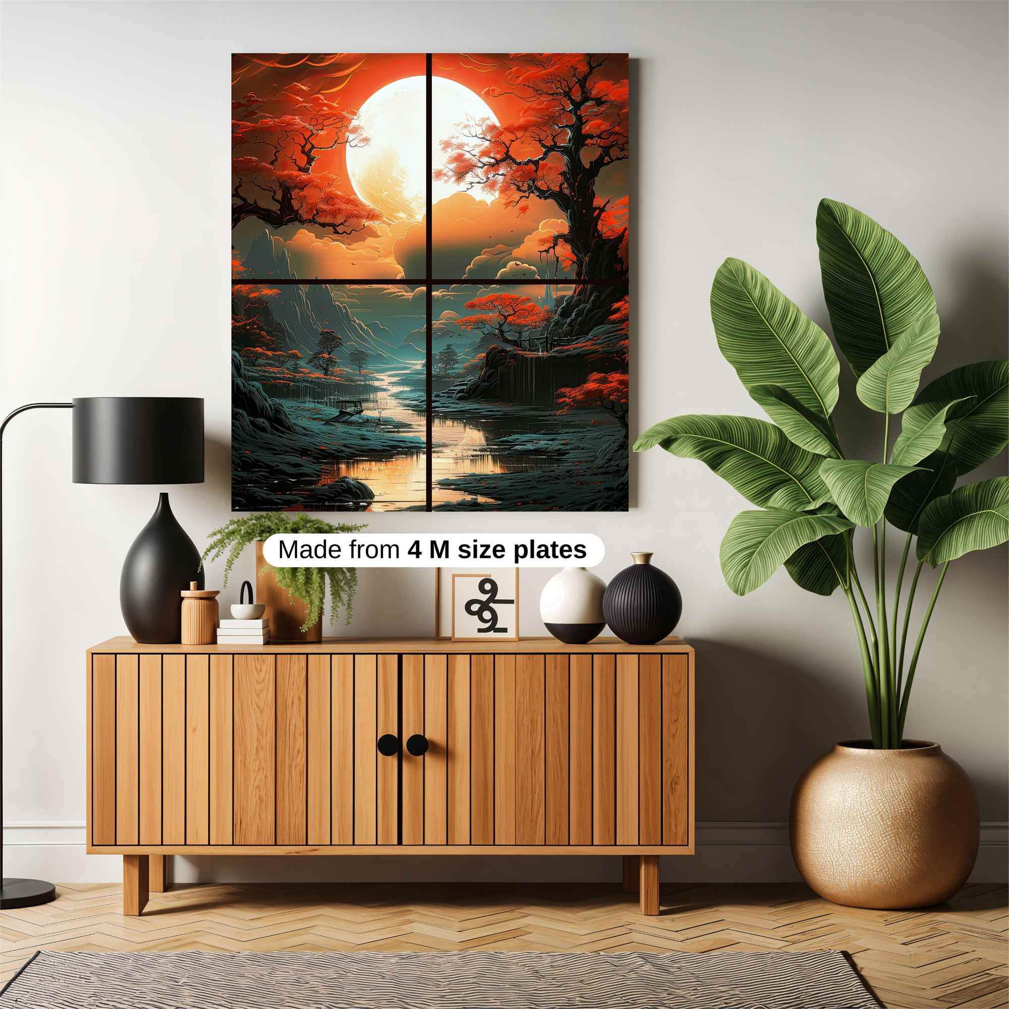 Moonlit Serenity Safe Wall Magnetic / M