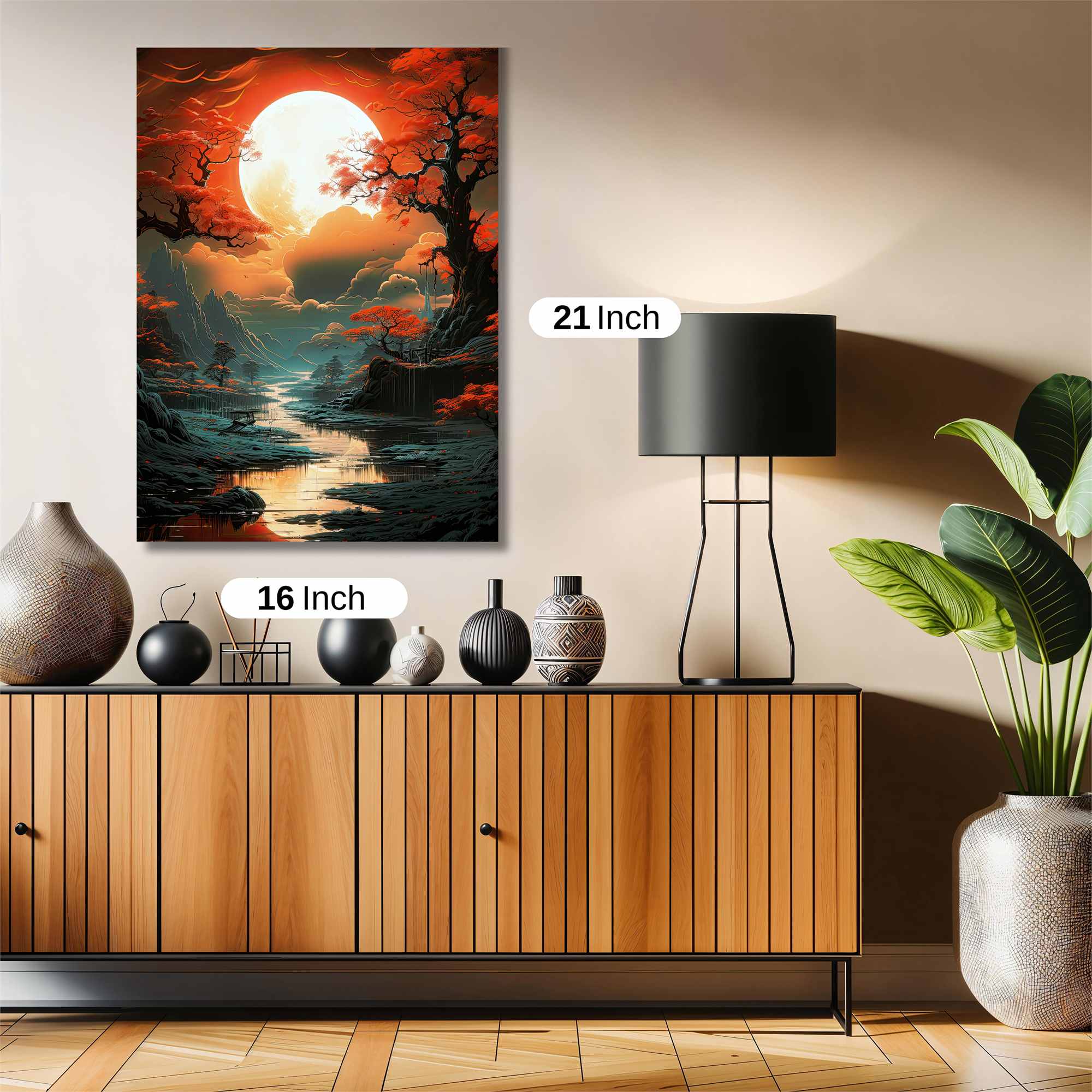 Moonlit Serenity Safe Wall Magnetic / M
