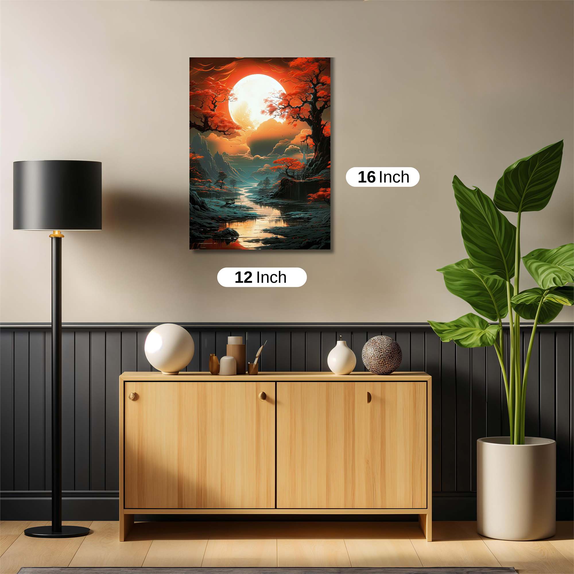 Moonlit Serenity Safe Wall Magnetic / M
