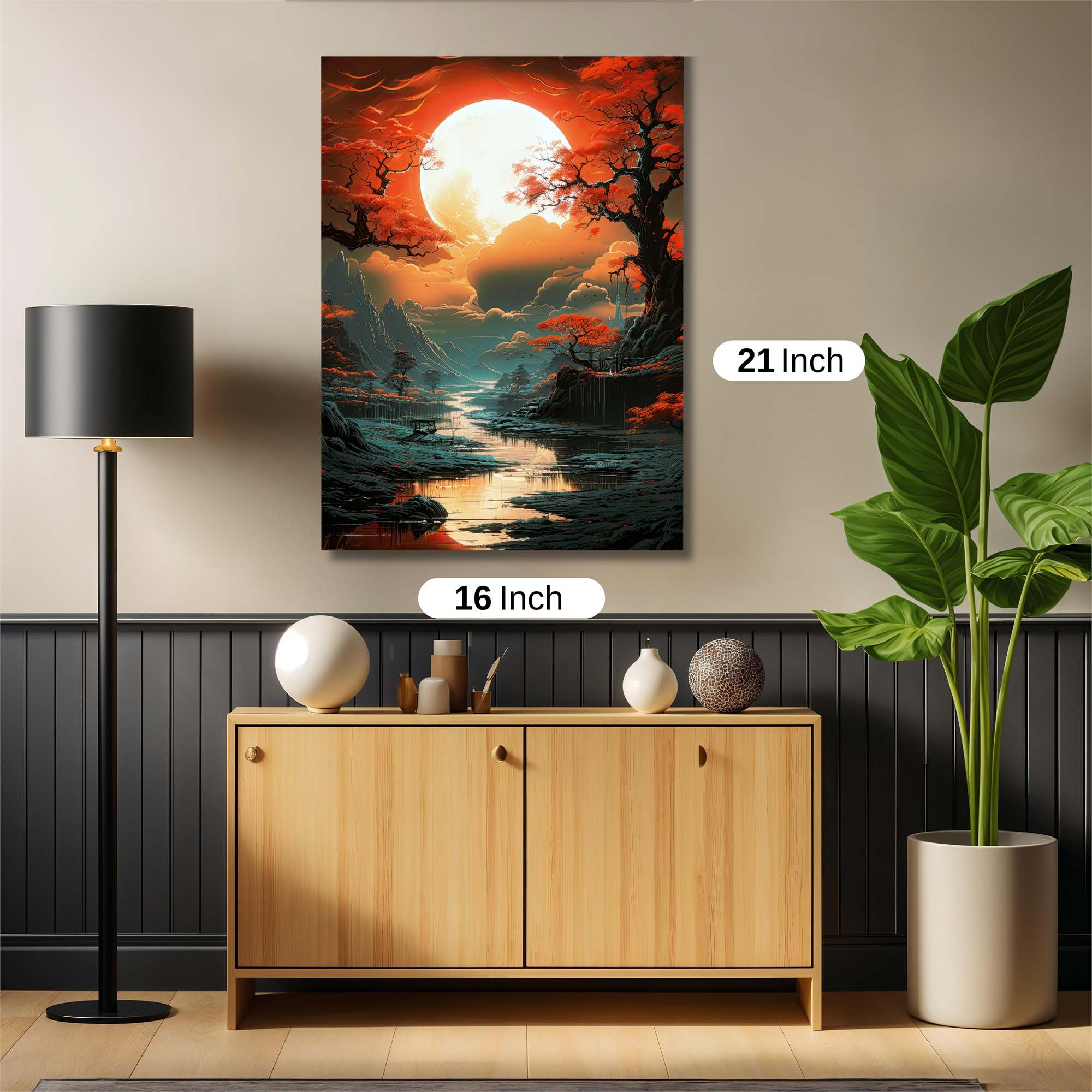 Moonlit Serenity Safe Wall Magnetic / M
