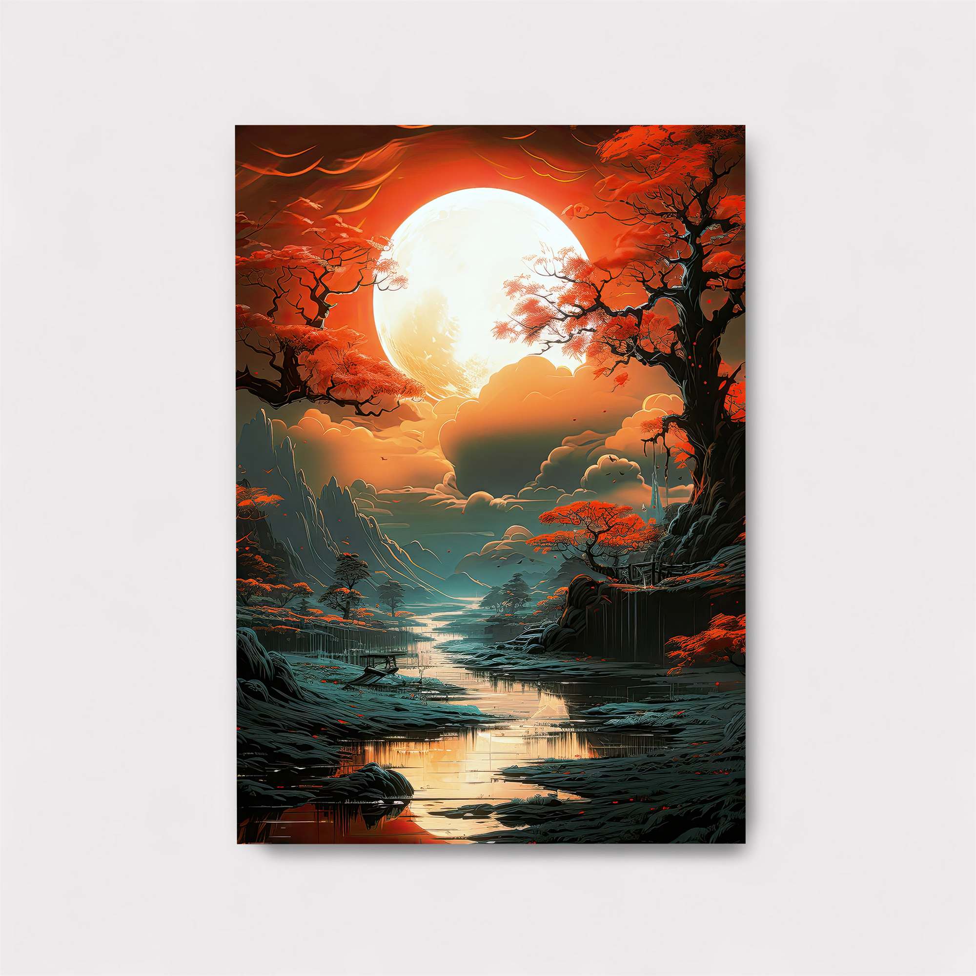 Moonlit Serenity Safe Wall Magnetic / M