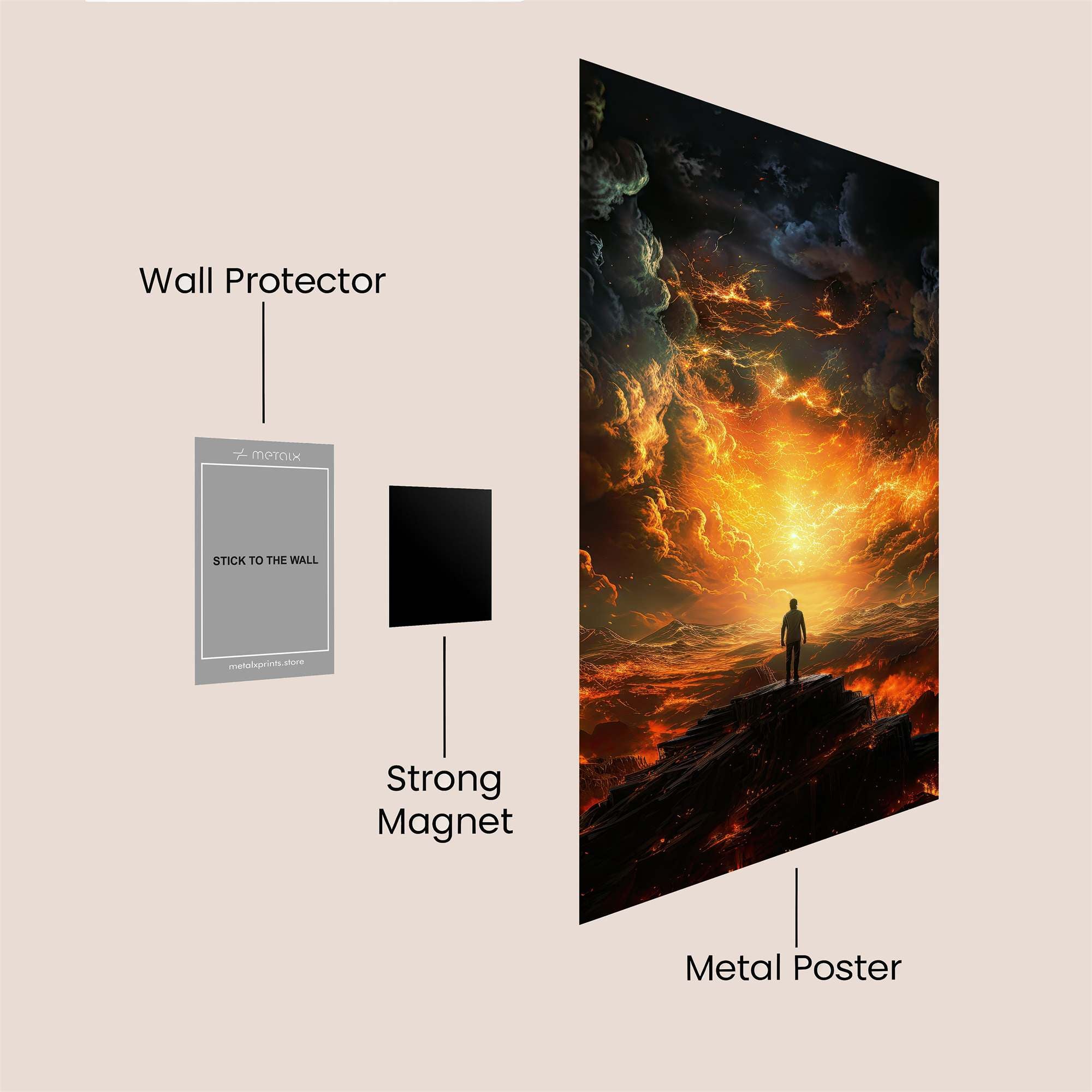 Apocalypse Dawn Safe Wall Magnetic / M