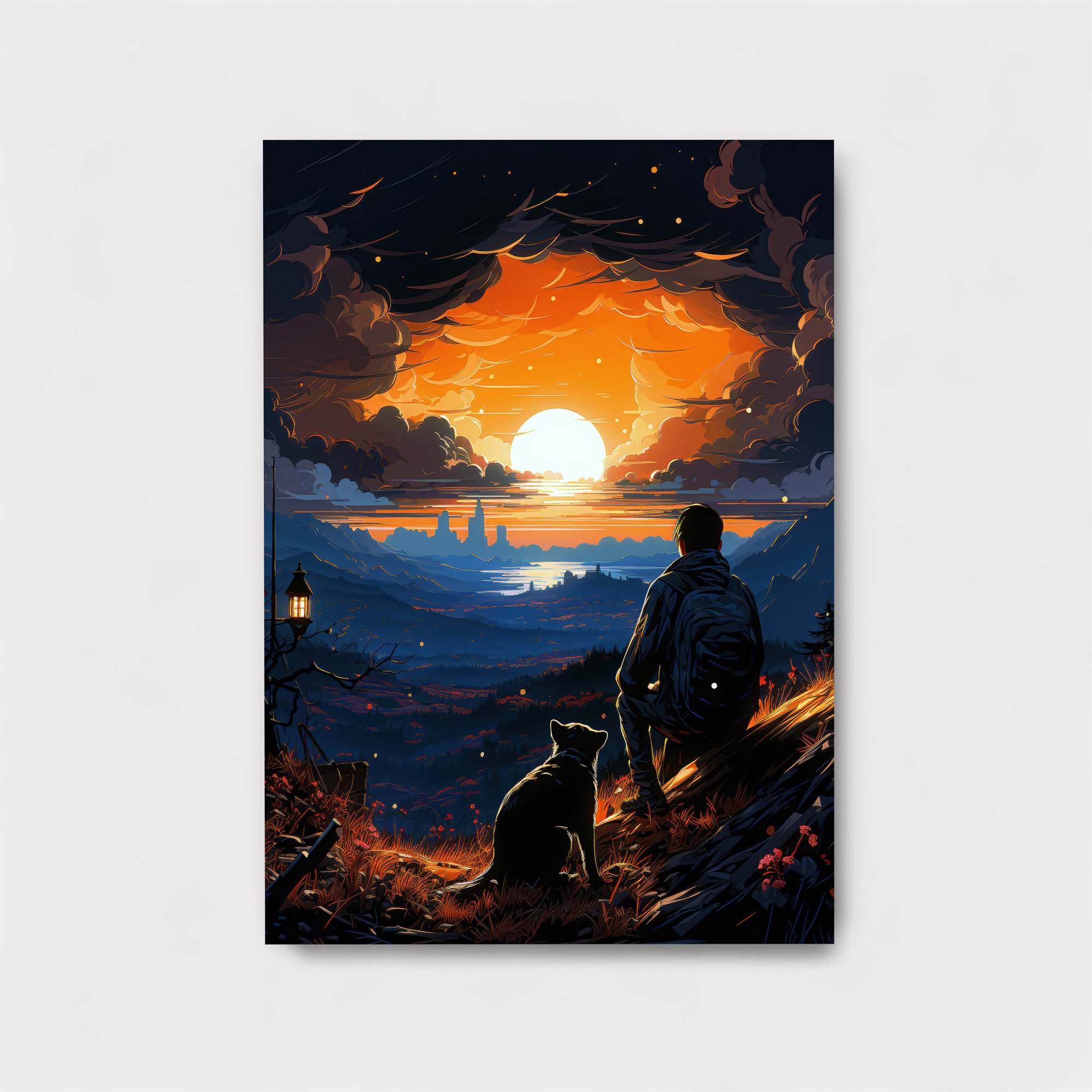 Sunset Serenity Safe Wall Magnetic / M