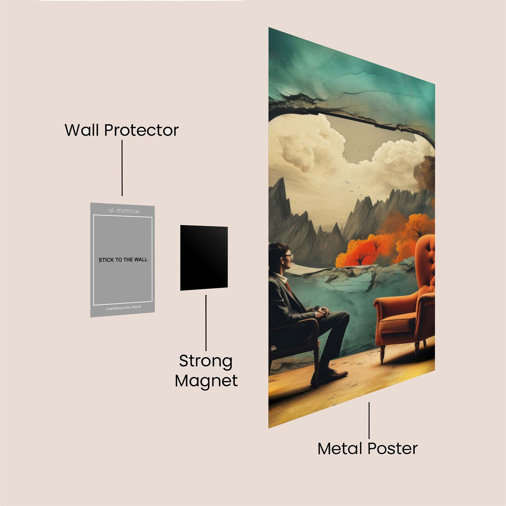 Portal Wonder Safe Wall Magnetic / M