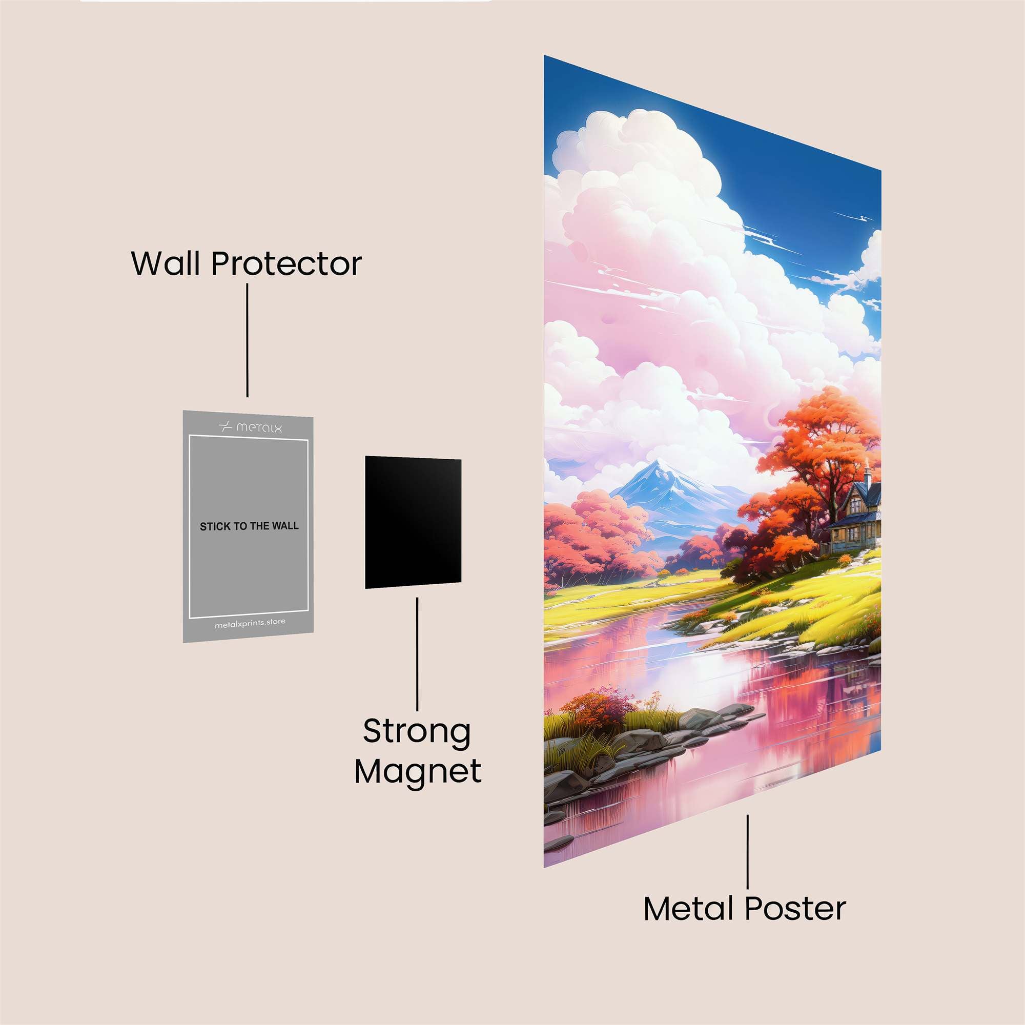 Dreamscape Bliss Safe Wall Magnetic / M