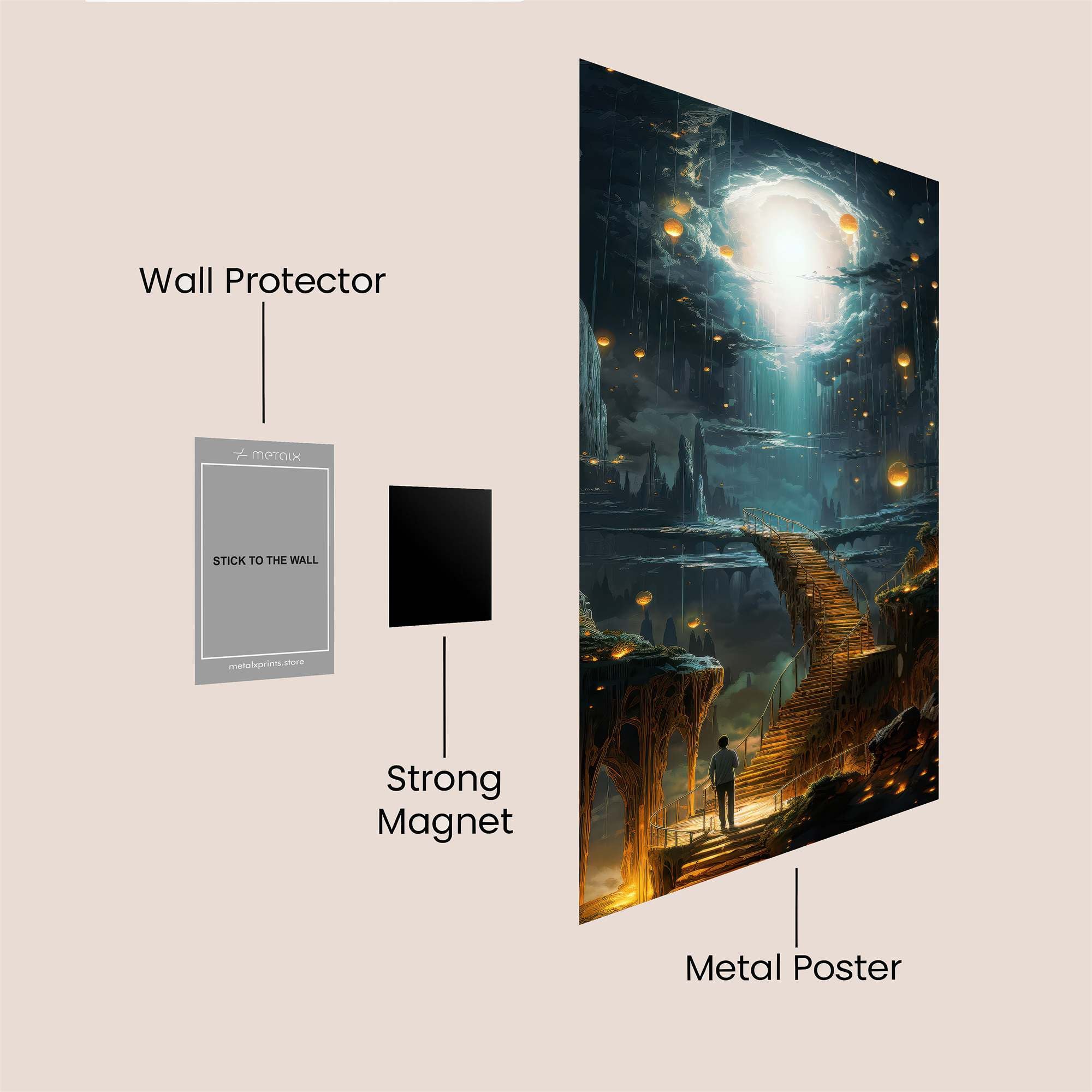 Journey Enlightened Safe Wall Magnetic / M