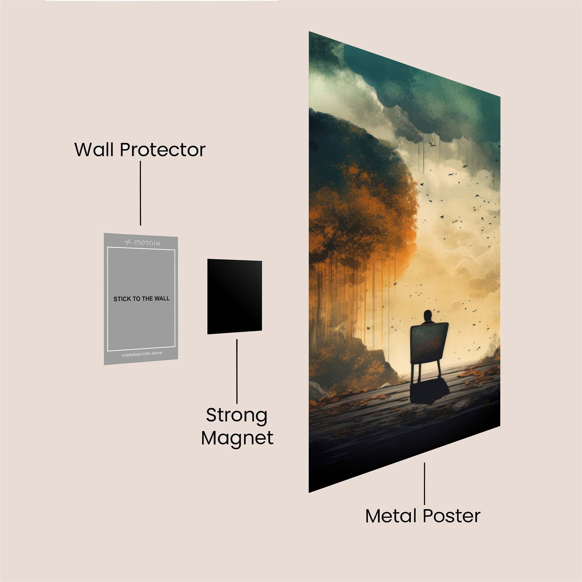 Artist's Serenity Safe Wall Magnetic / M