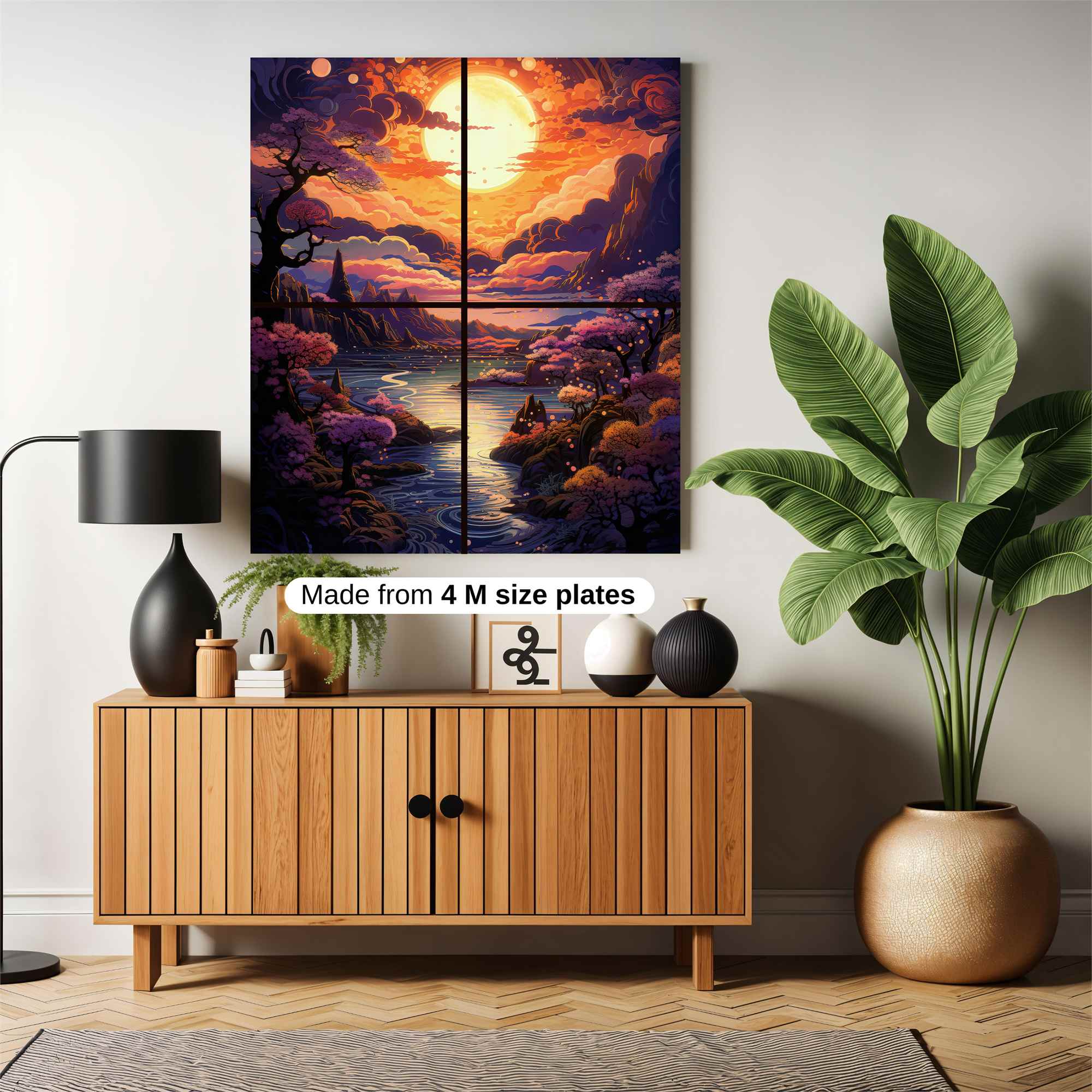 Sunset Serenity Safe Wall Magnetic / M